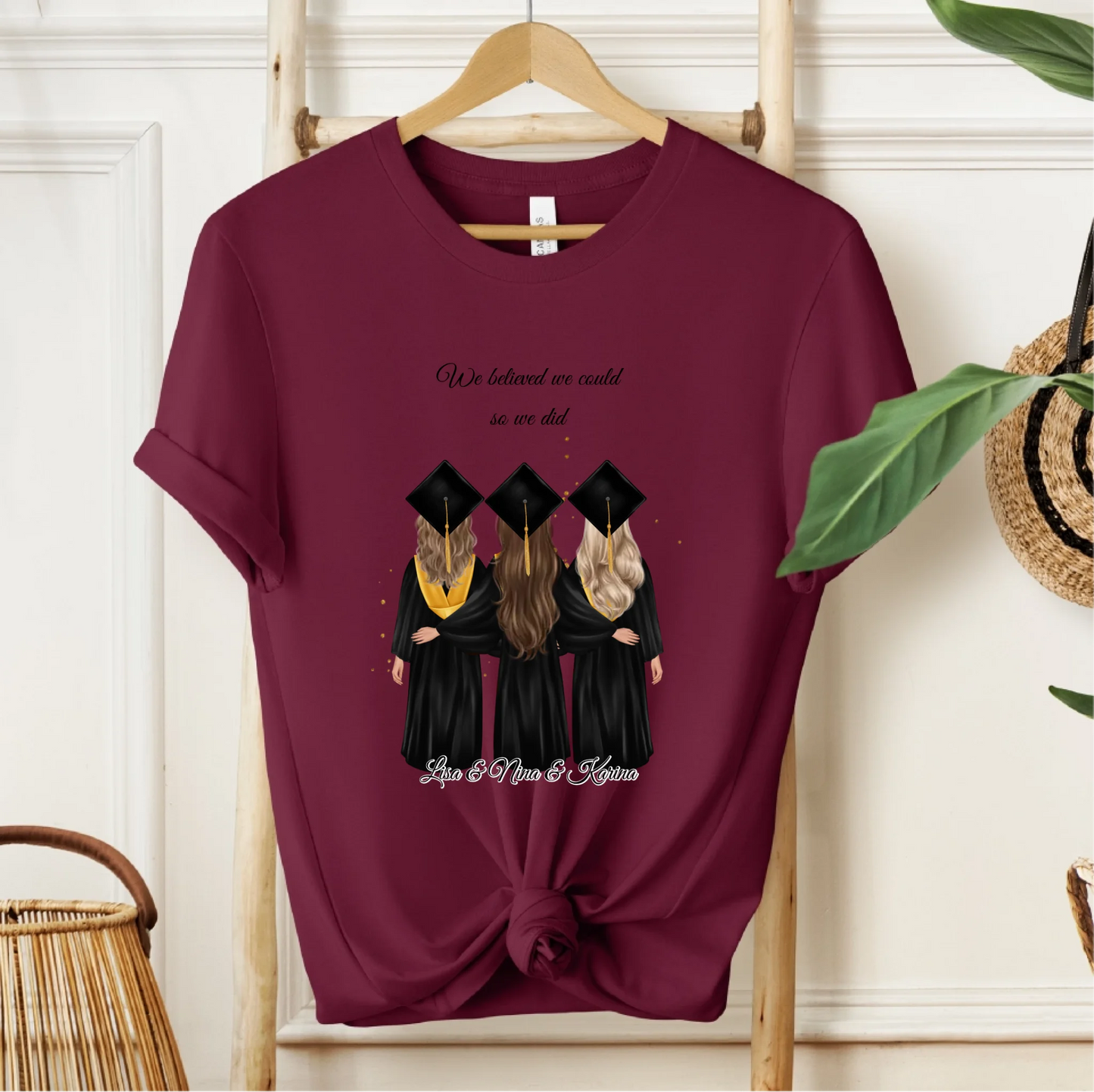 2-4 Freundinnen Abschluss T-Shirt
