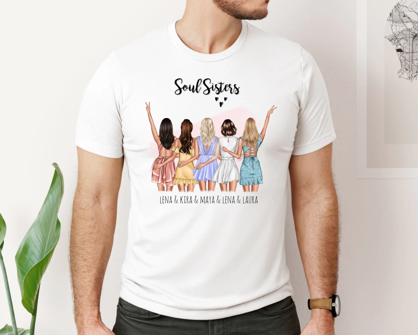 5 -6 Freundinnen T-Shirt