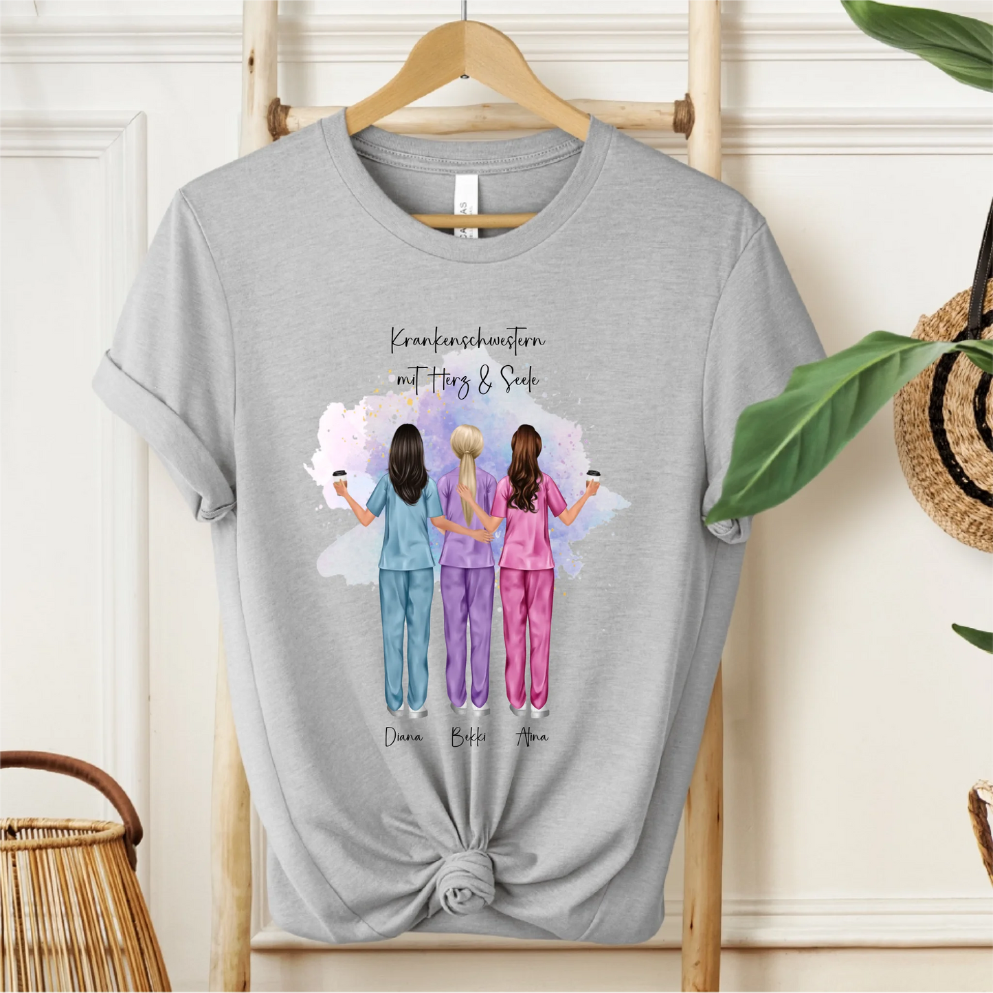 3-5 Krankenschwestern T-Shirt