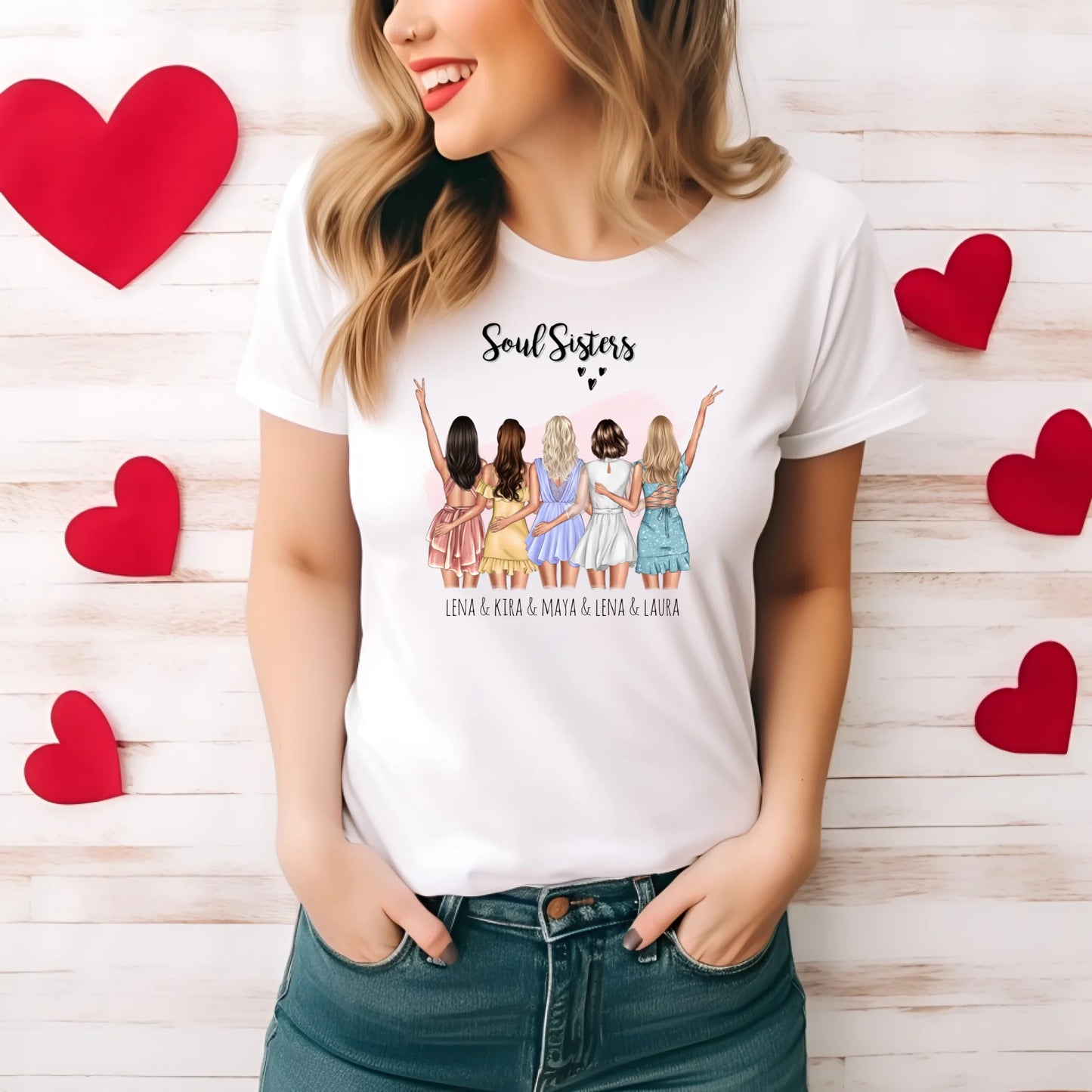 5 -6 Freundinnen T-Shirt