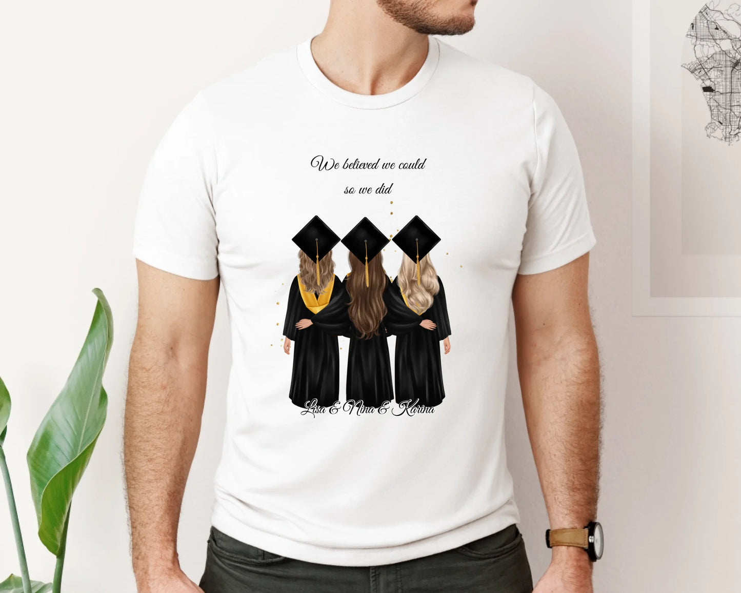 2-4 Freundinnen Abschluss T-Shirt
