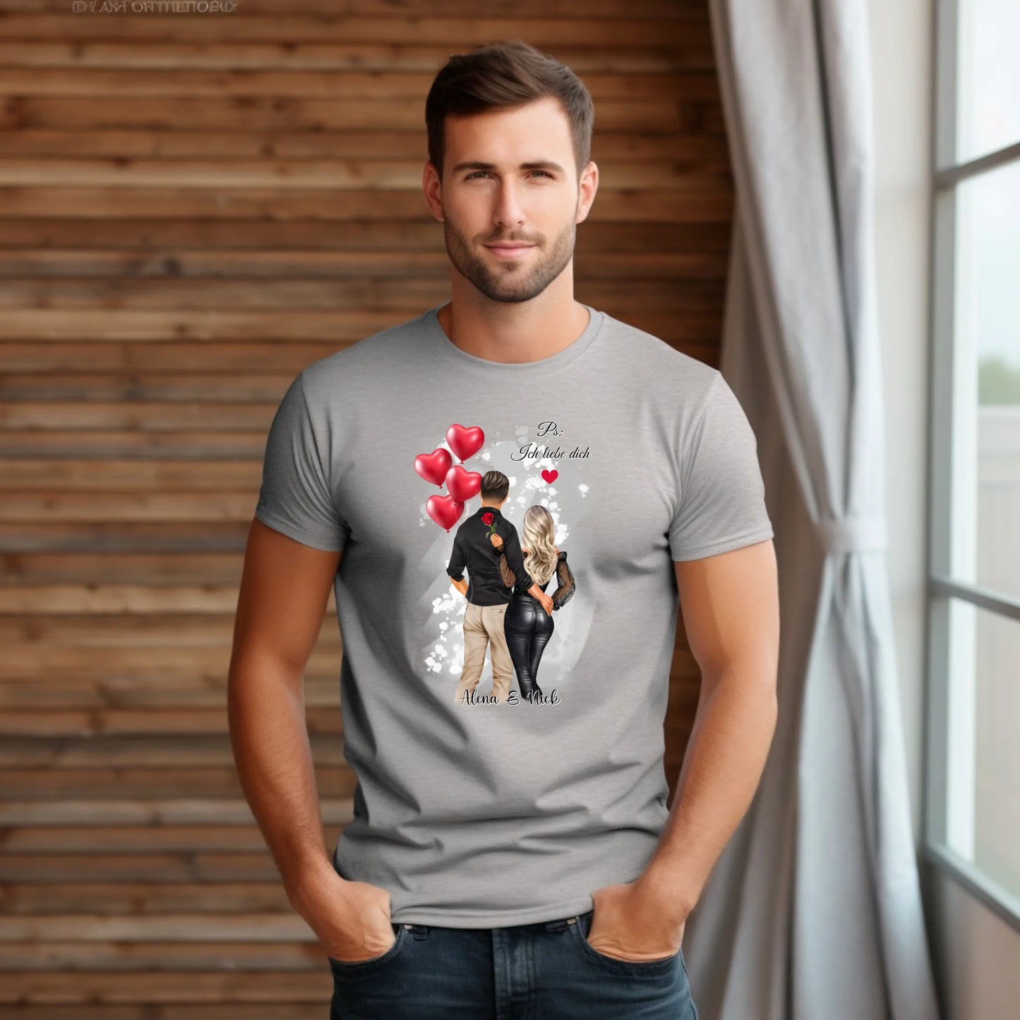 Personalisiertes Paar T-Shirt