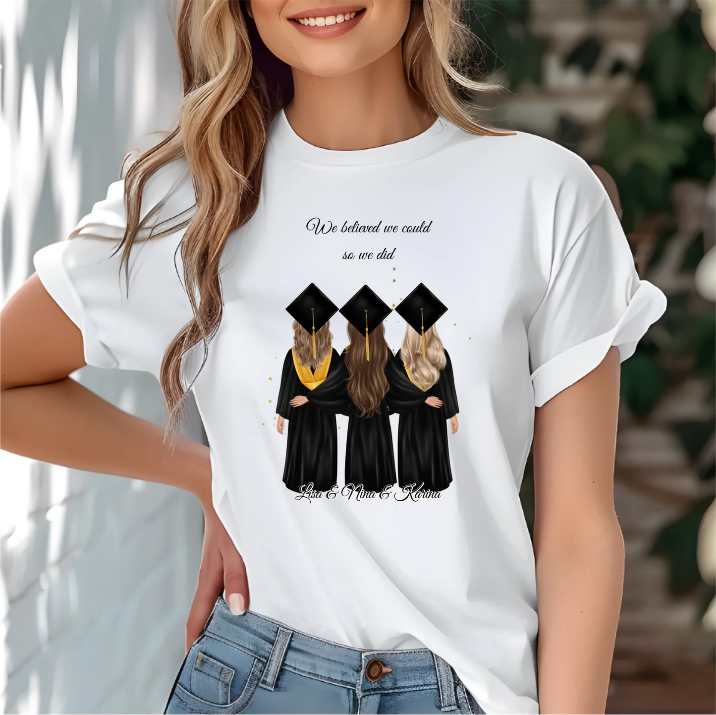 2-4 Freundinnen Abschluss T-Shirt