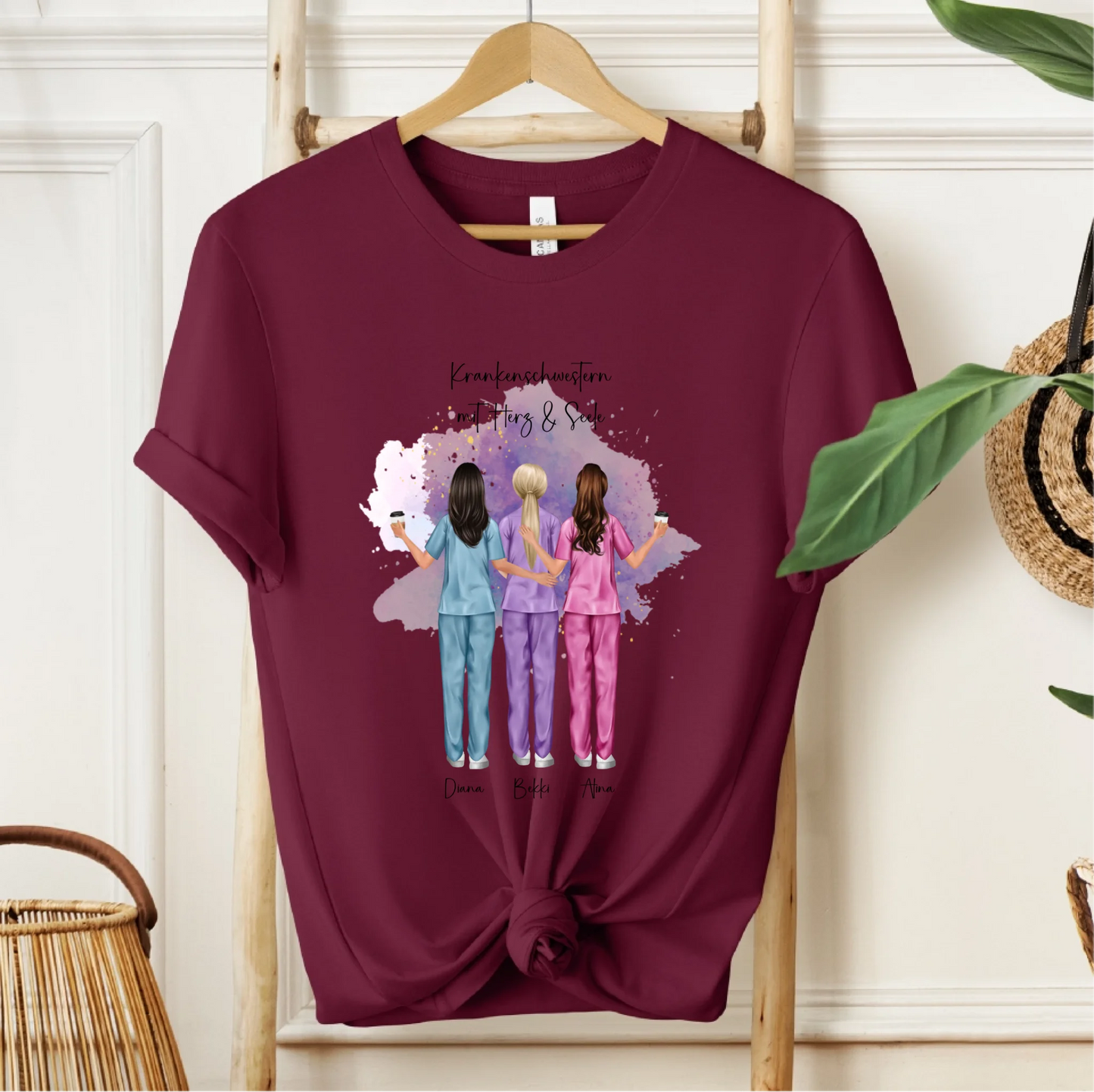 3-5 Krankenschwestern T-Shirt