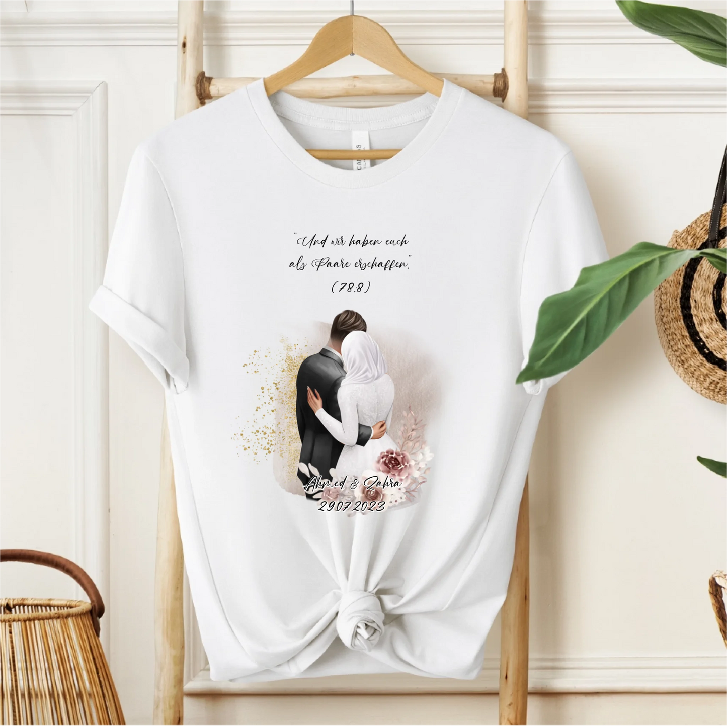 Paar Personalisiertes T-Shirt