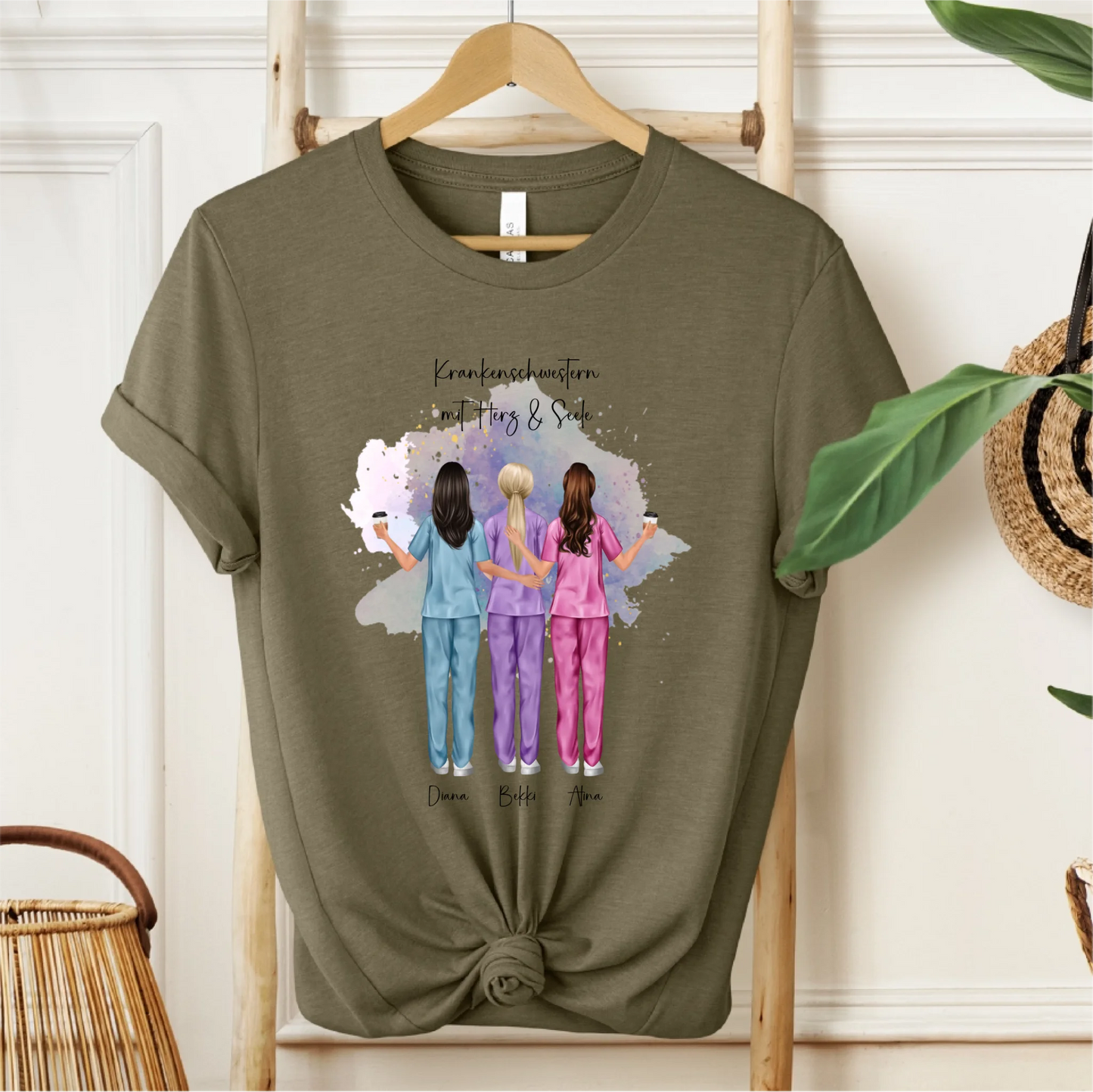 3-5 Krankenschwestern T-Shirt