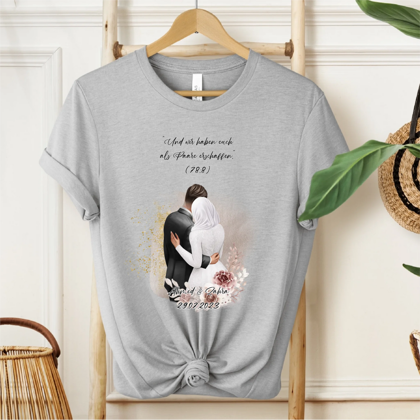 Paar Personalisiertes T-Shirt