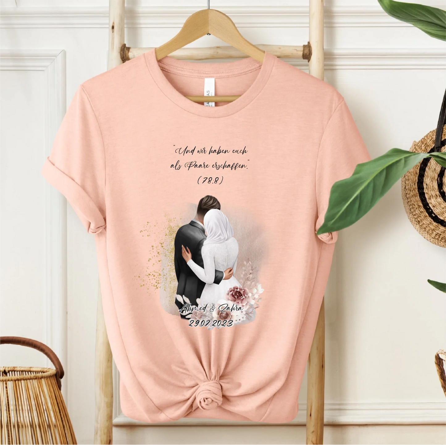 Paar Personalisiertes T-Shirt