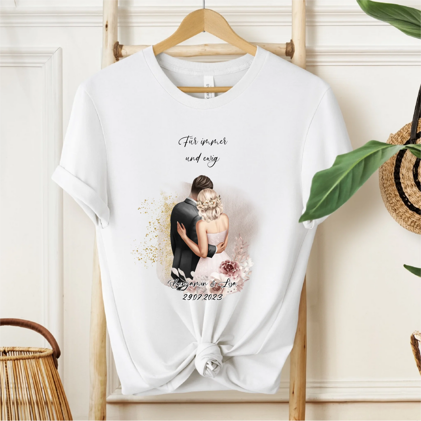 Paar Personalisiertes T-Shirt