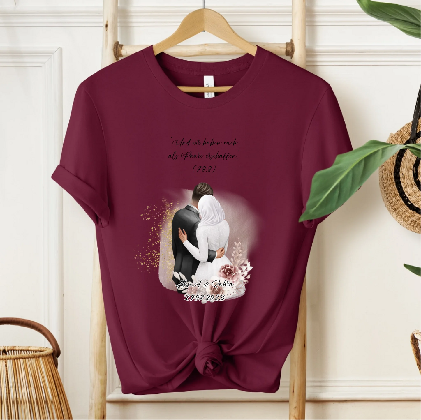 Paar Personalisiertes T-Shirt