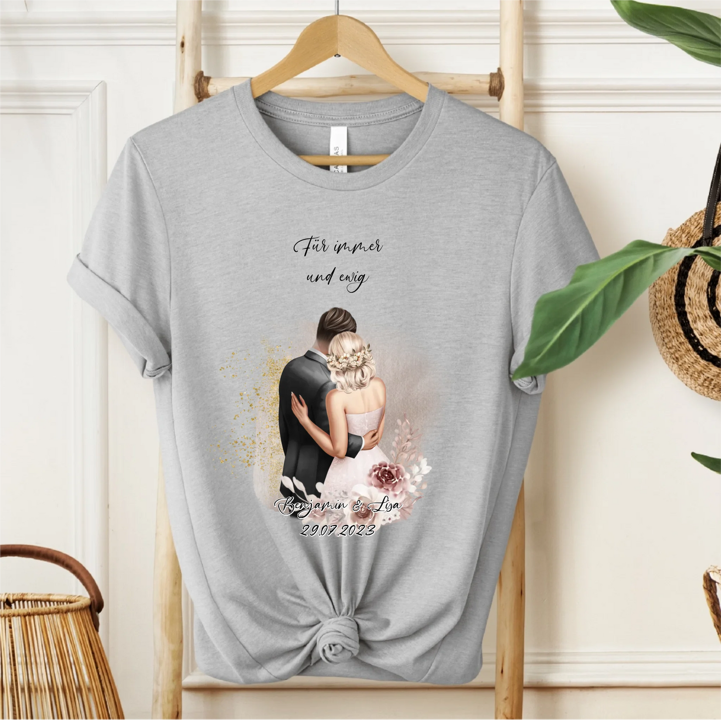 Paar Personalisiertes T-Shirt
