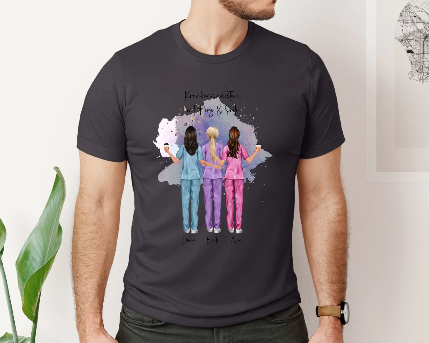 3-5 Krankenschwestern T-Shirt