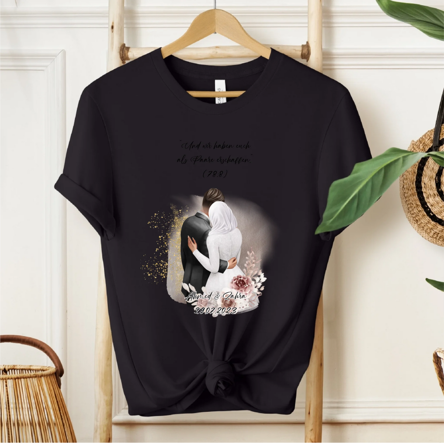 Paar Personalisiertes T-Shirt