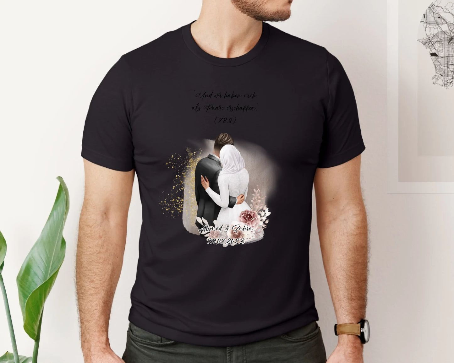 Paar Personalisiertes T-Shirt