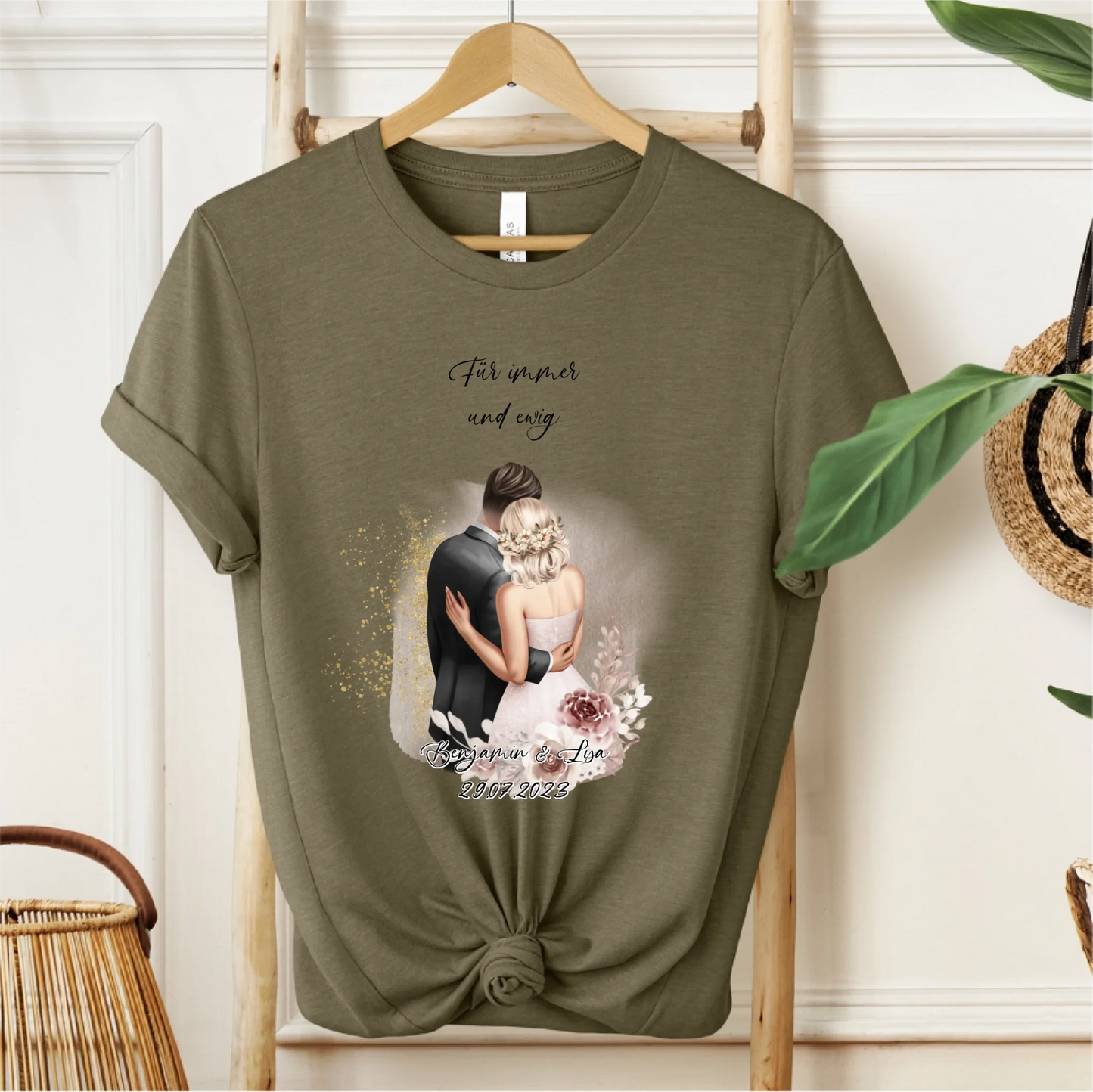 Paar Personalisiertes T-Shirt