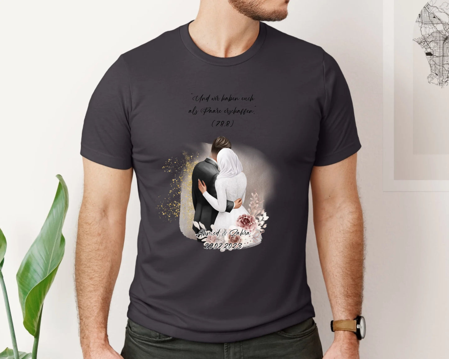Paar Personalisiertes T-Shirt