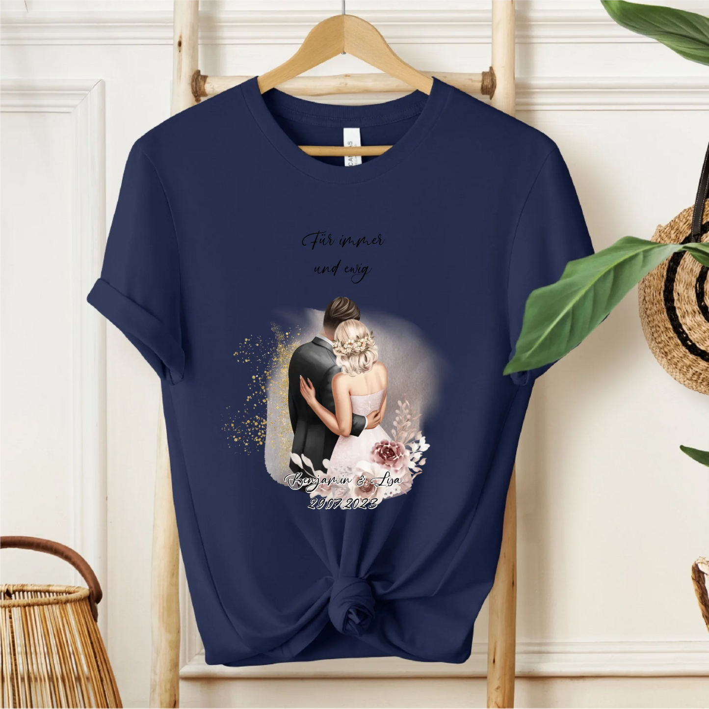 Paar Personalisiertes T-Shirt