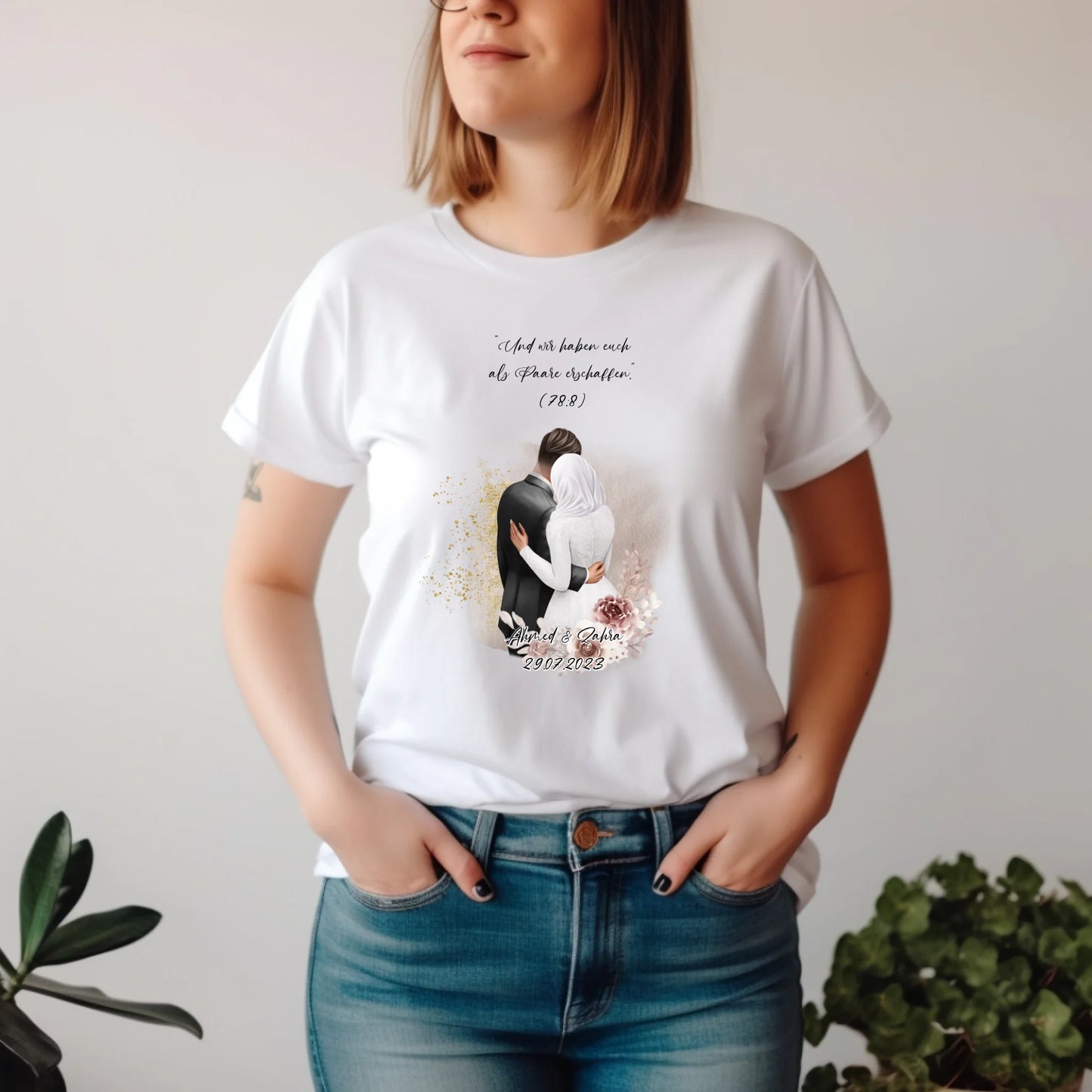 Paar Personalisiertes T-Shirt