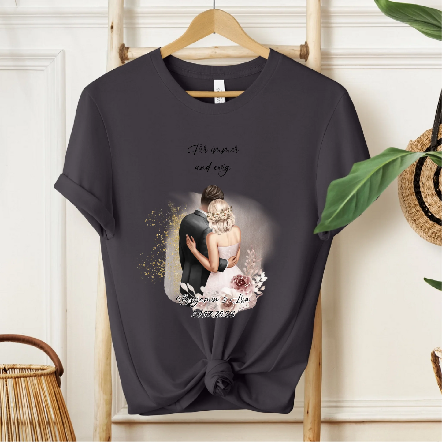 Paar Personalisiertes T-Shirt
