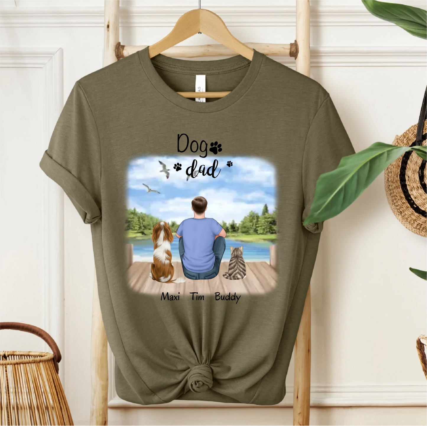Herrchen/Frauchen mit 1-2 Haustieren T-Shirt