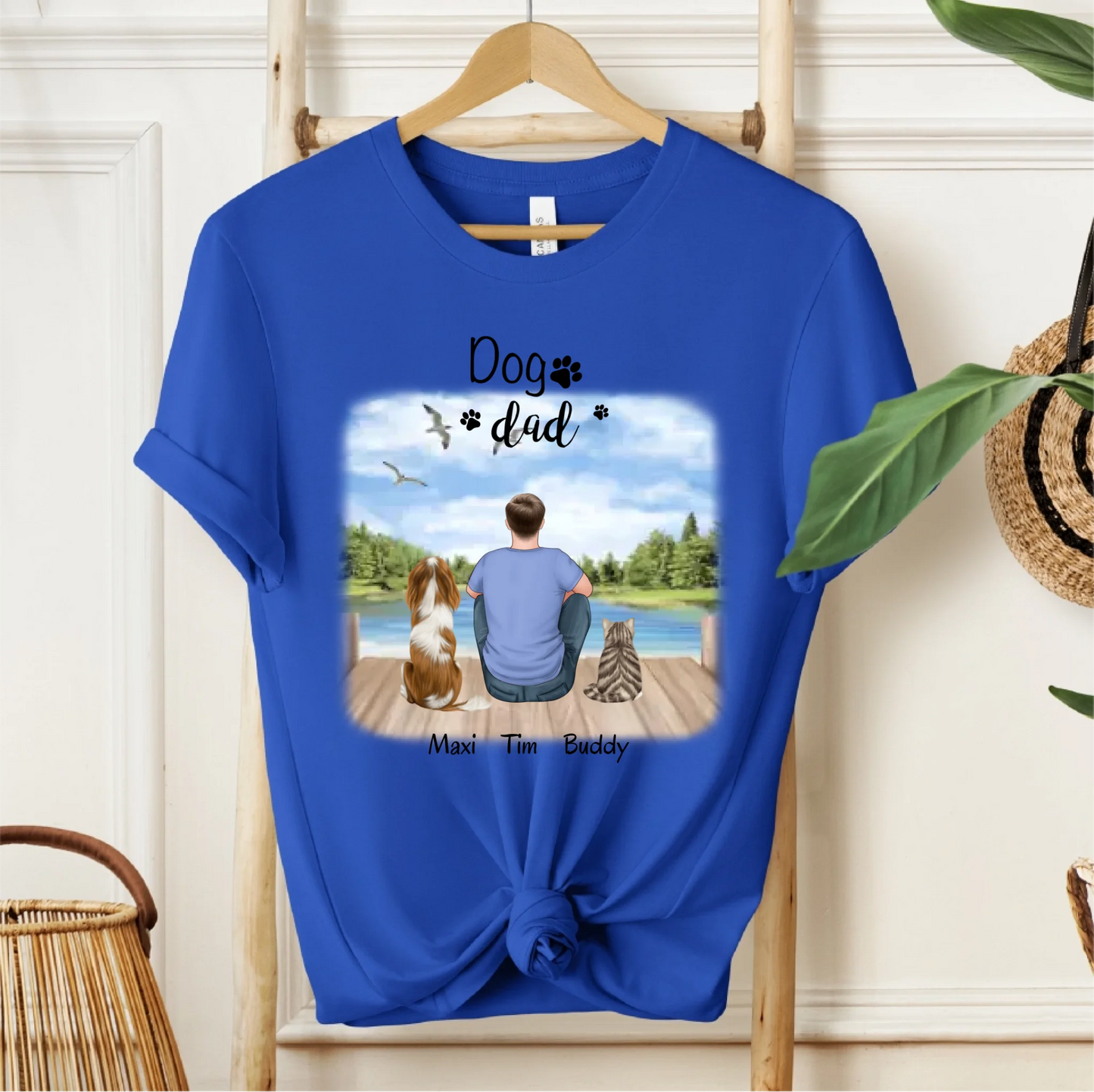 Herrchen/Frauchen mit 1-2 Haustieren T-Shirt