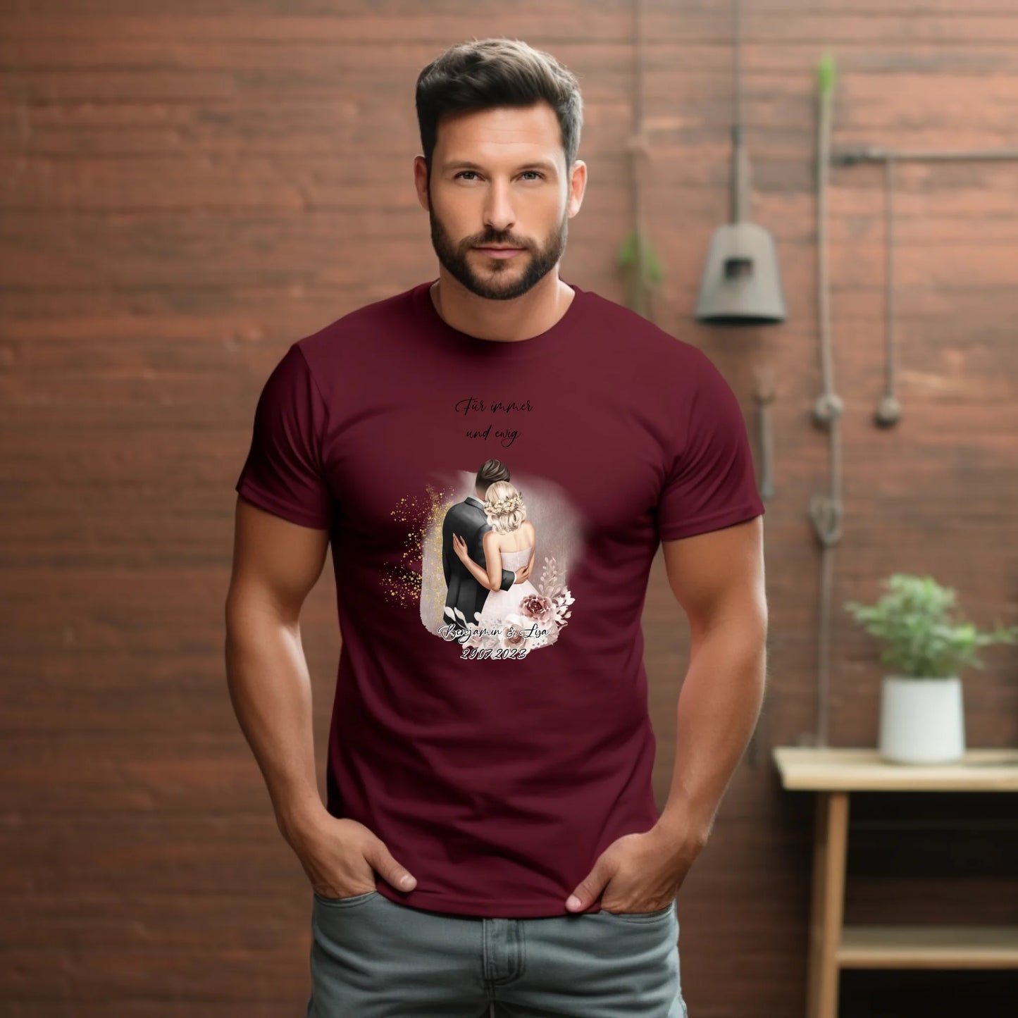Paar Personalisiertes T-Shirt