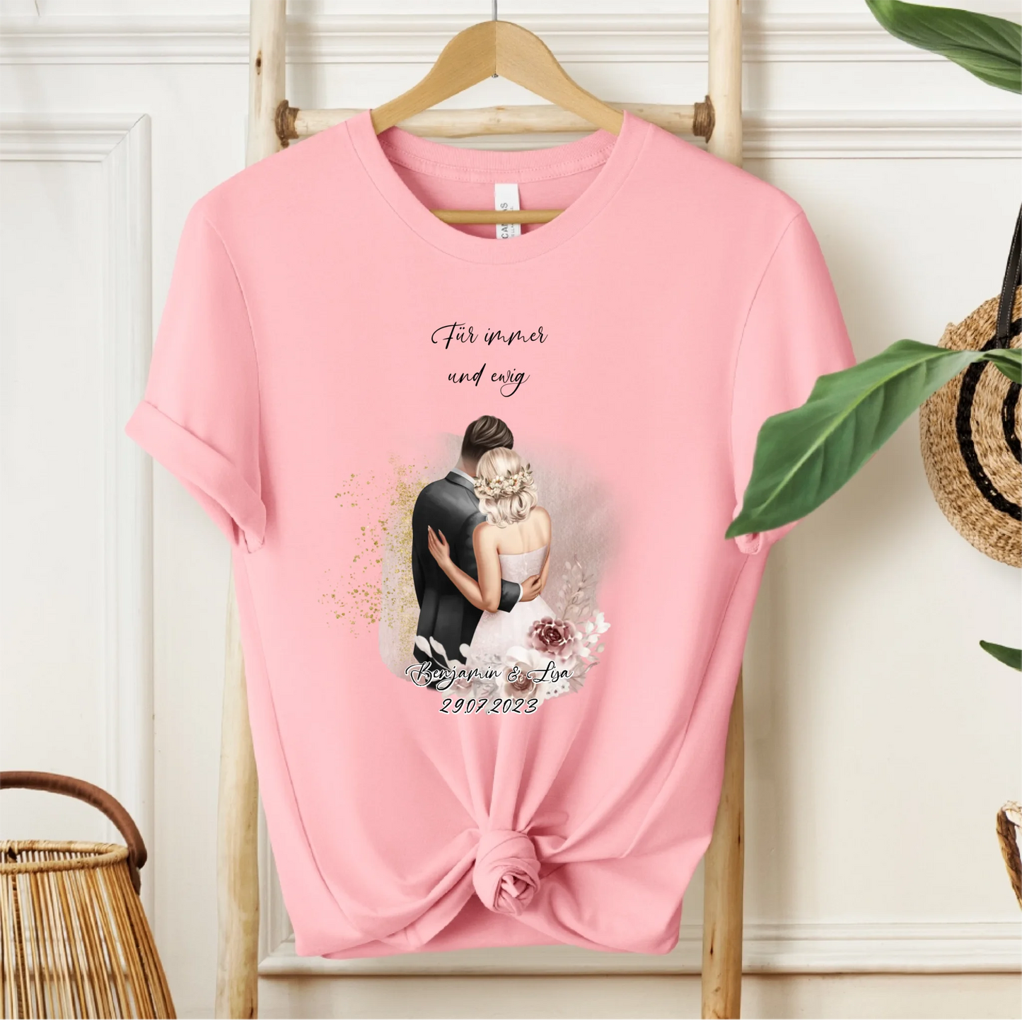 Paar Personalisiertes T-Shirt