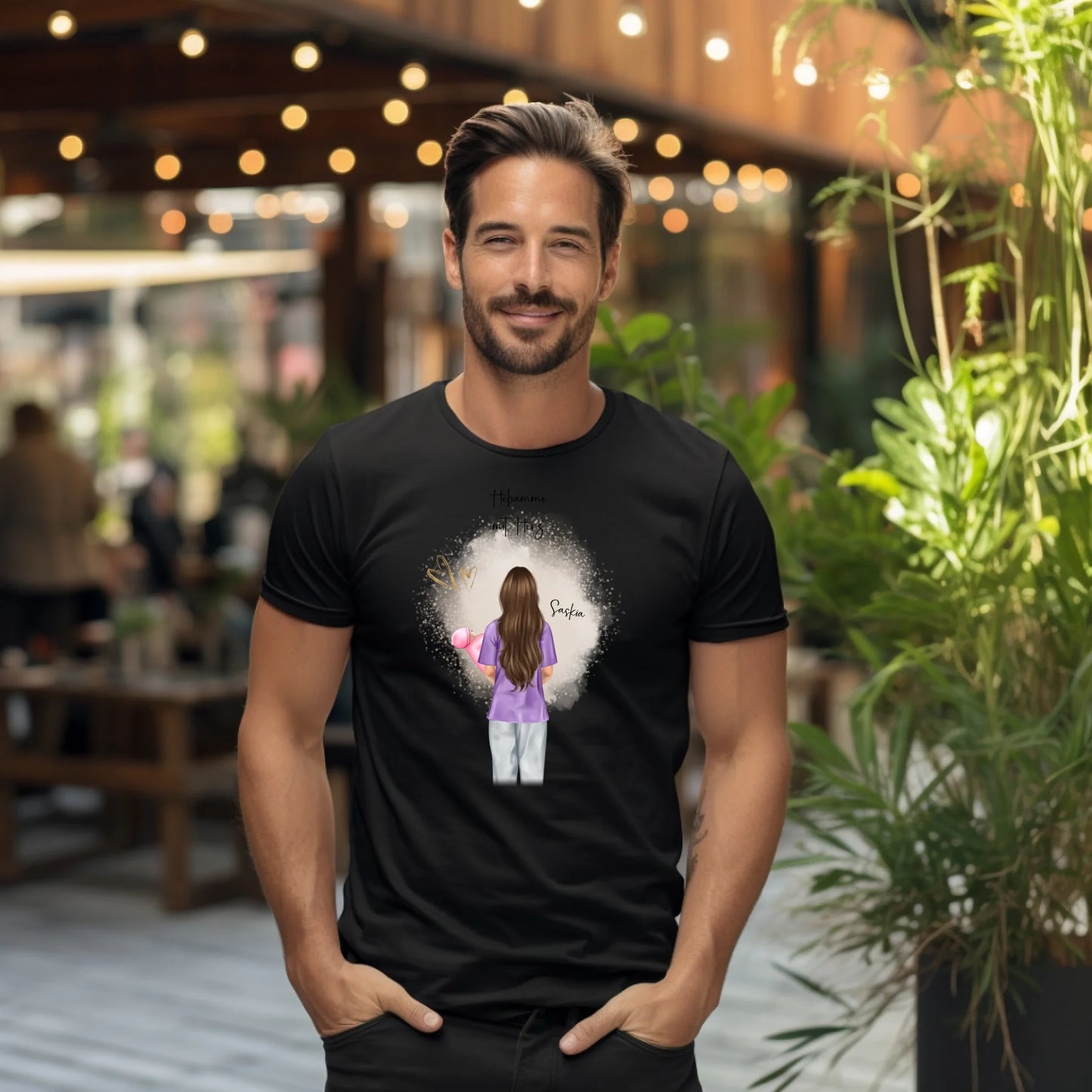Personalisierte Hebamme T-Shirt