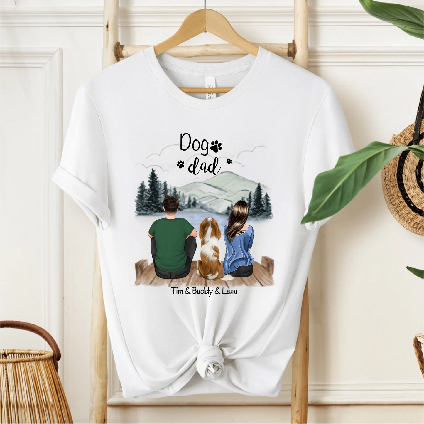 Herrchen & Frauchen mit 1-2 Haustieren T-Shirt