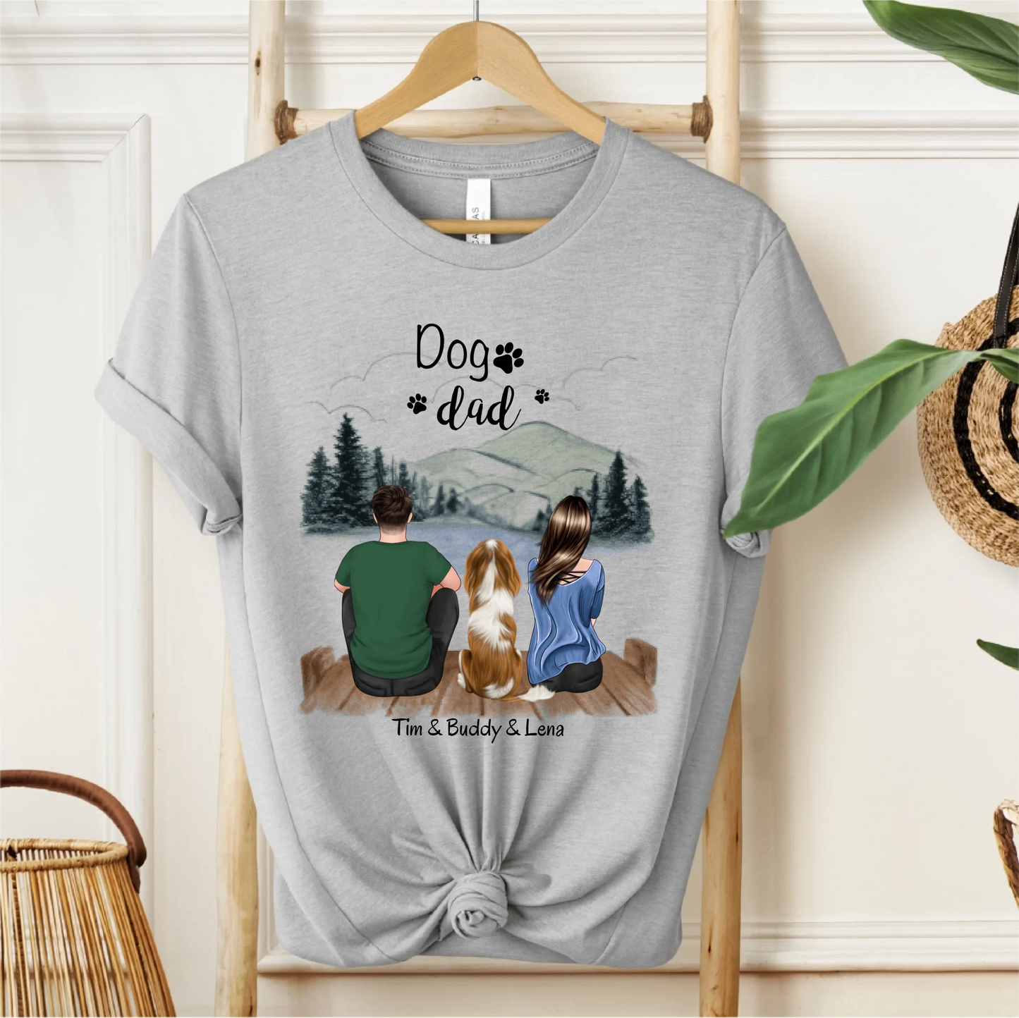 Herrchen & Frauchen mit 1-2 Haustieren T-Shirt