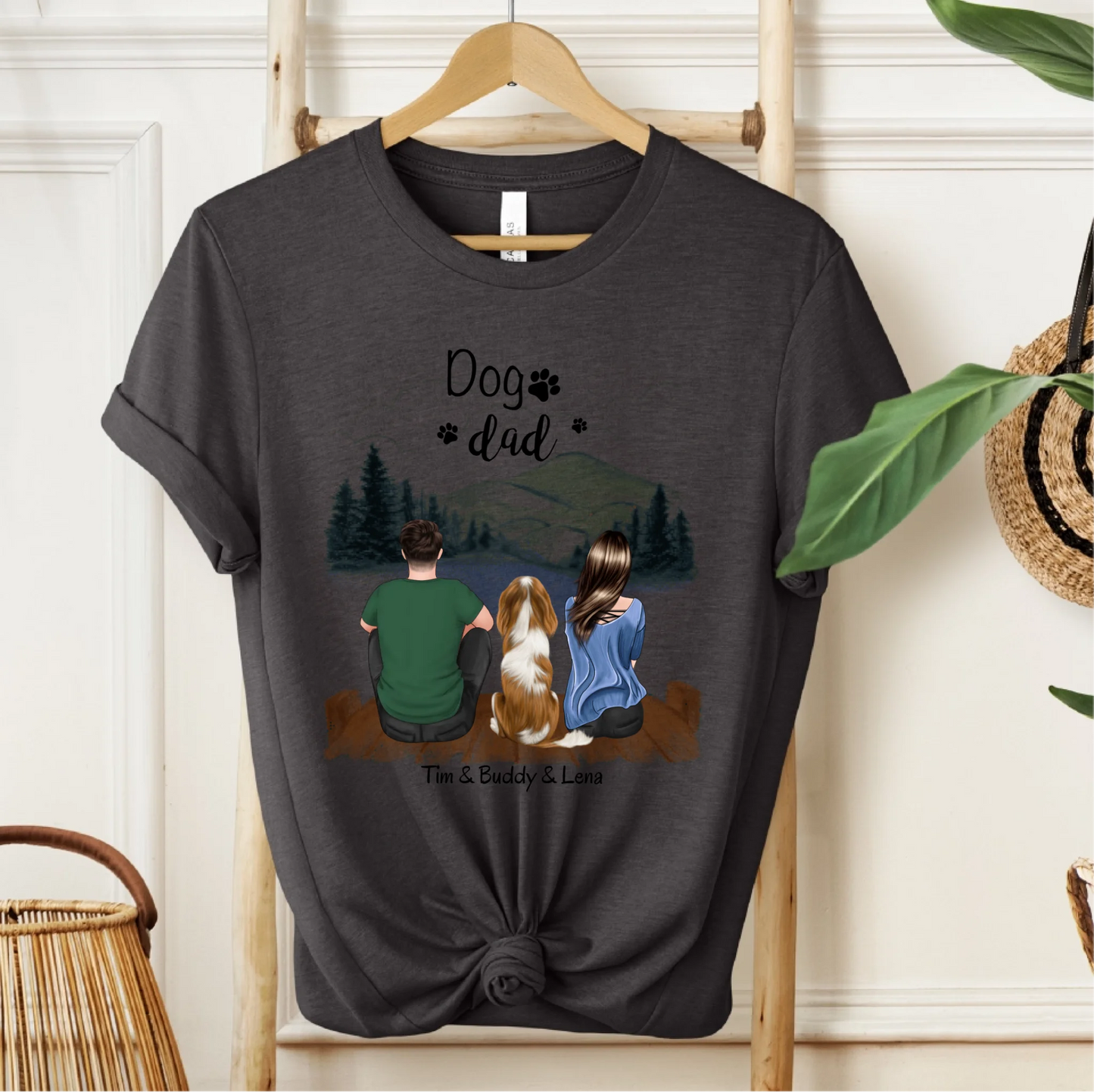 Herrchen & Frauchen mit 1-2 Haustieren T-Shirt