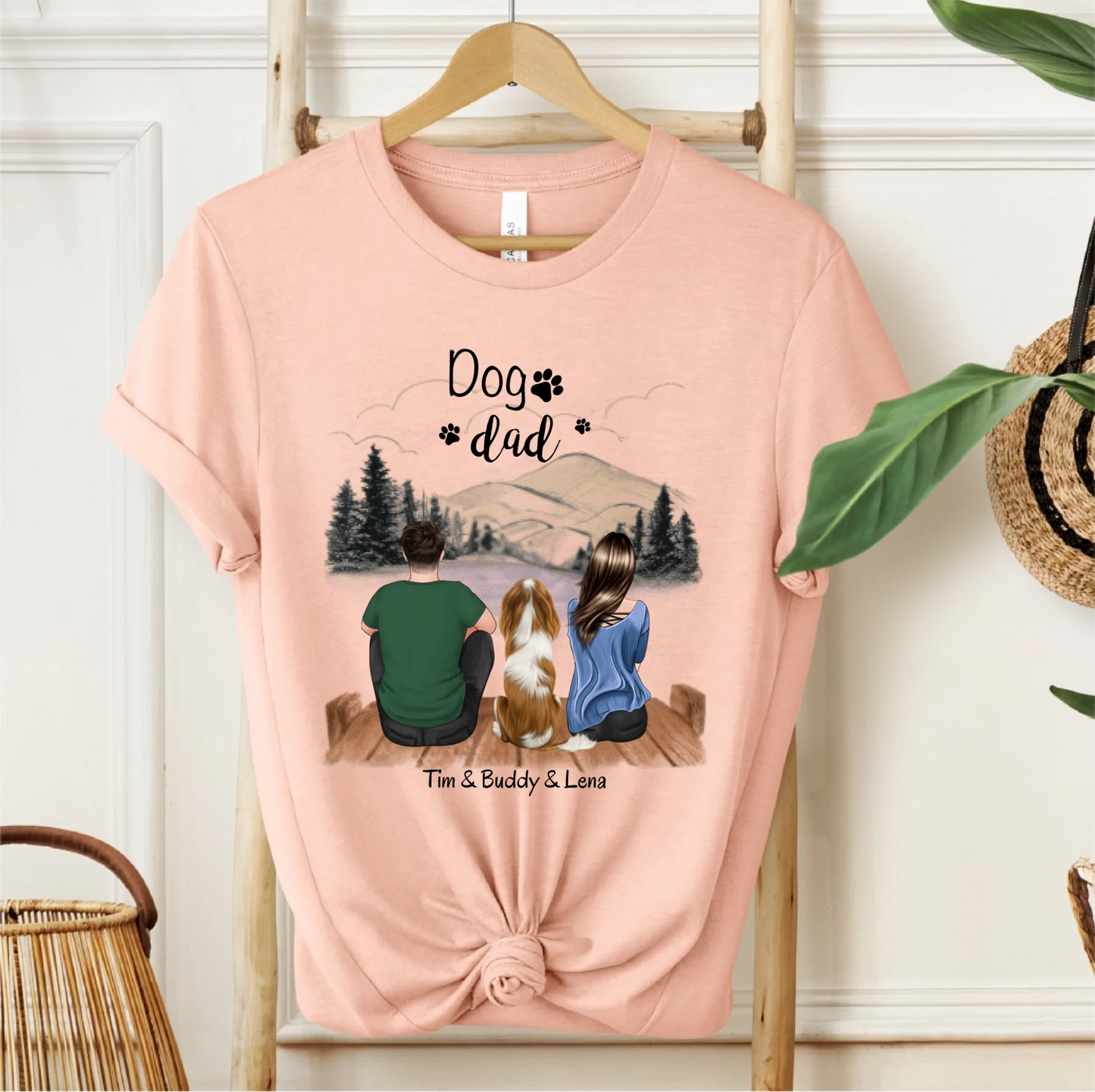 Herrchen & Frauchen mit 1-2 Haustieren T-Shirt