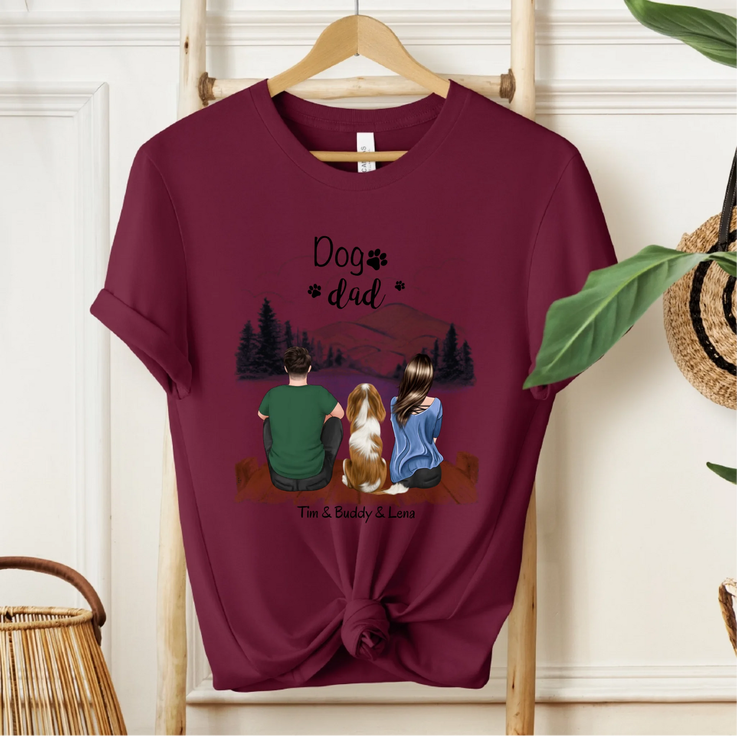 Herrchen & Frauchen mit 1-2 Haustieren T-Shirt