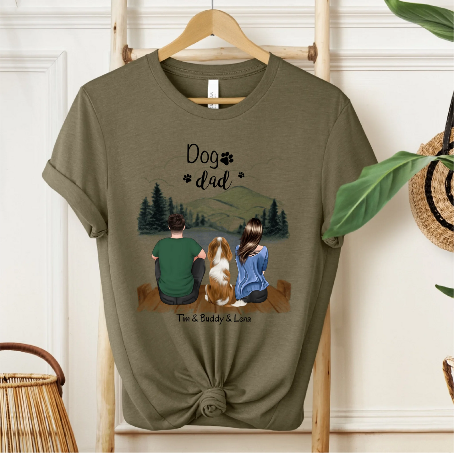 Herrchen & Frauchen mit 1-2 Haustieren T-Shirt