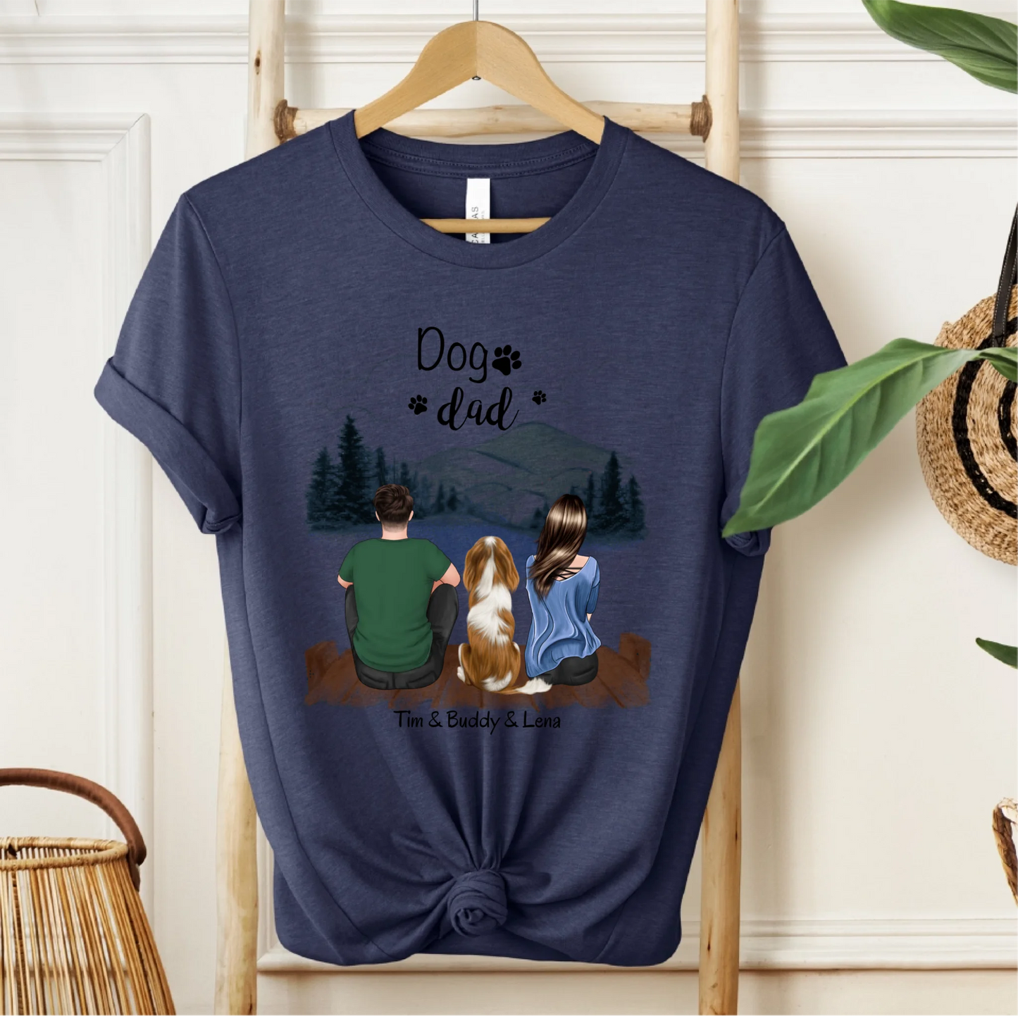 Herrchen & Frauchen mit 1-2 Haustieren T-Shirt