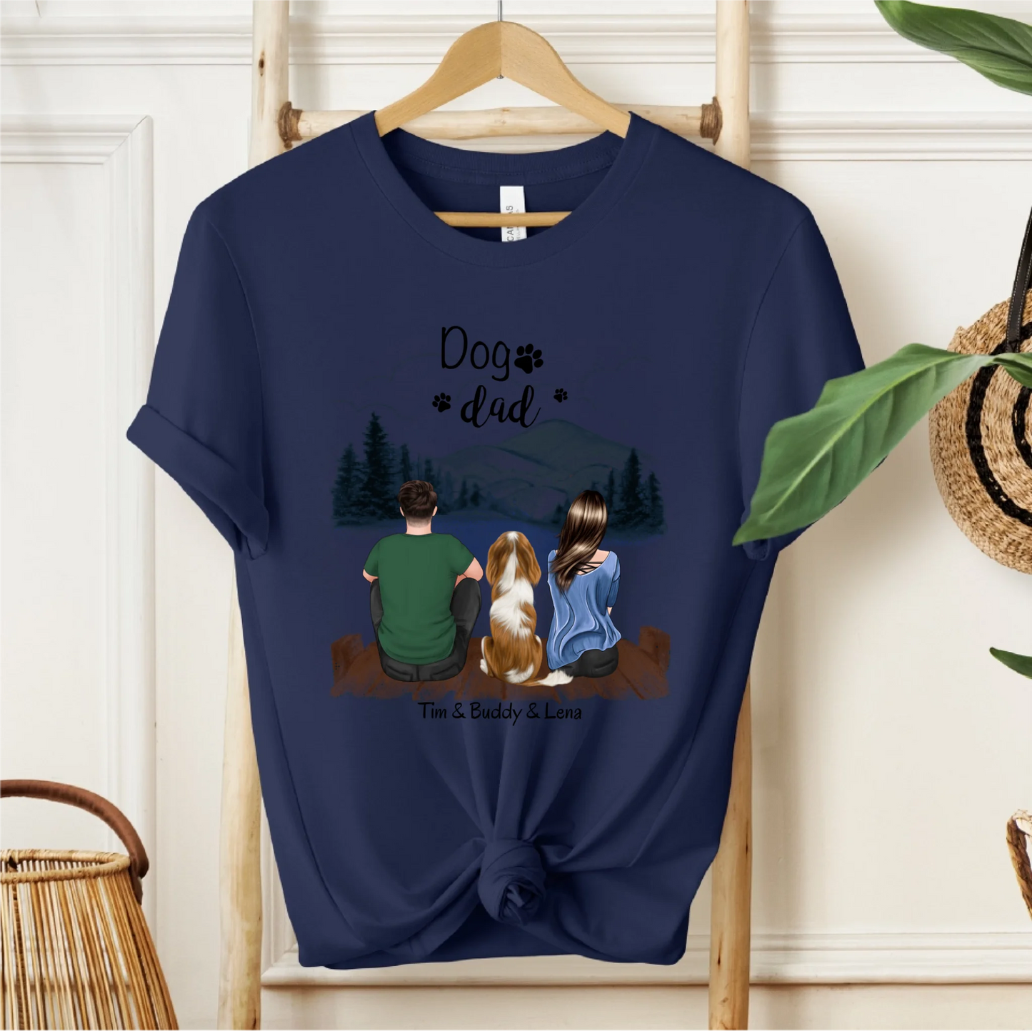 Herrchen & Frauchen mit 1-2 Haustieren T-Shirt