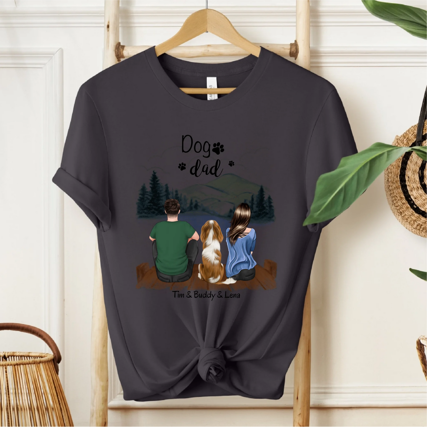 Herrchen & Frauchen mit 1-2 Haustieren T-Shirt