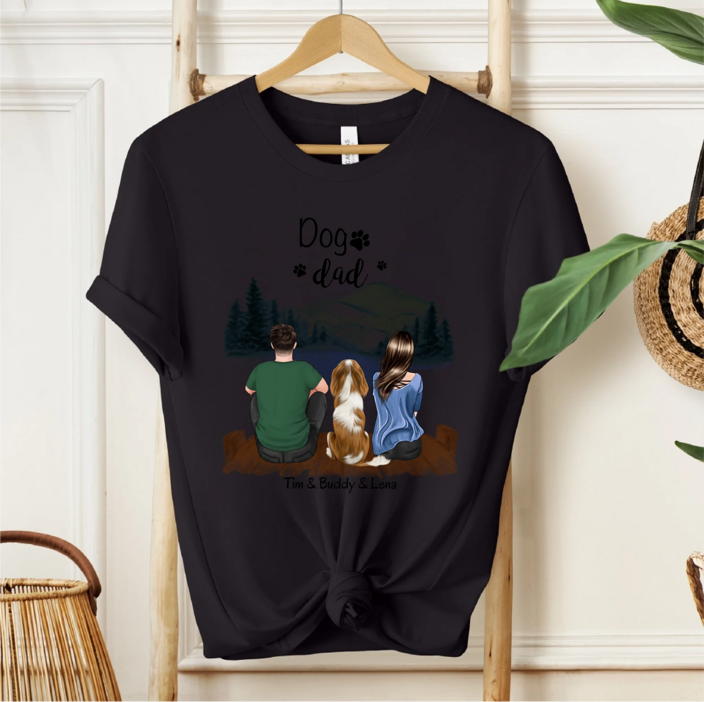 Herrchen & Frauchen mit 1-2 Haustieren T-Shirt