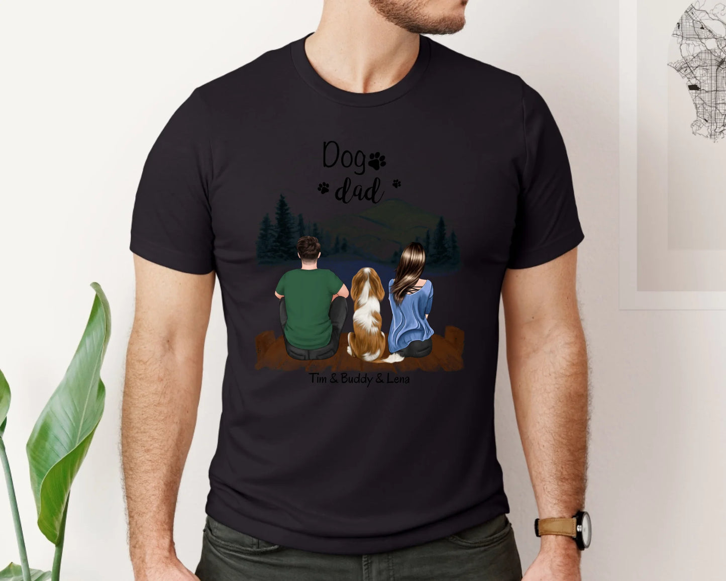 Herrchen & Frauchen mit 1-2 Haustieren T-Shirt