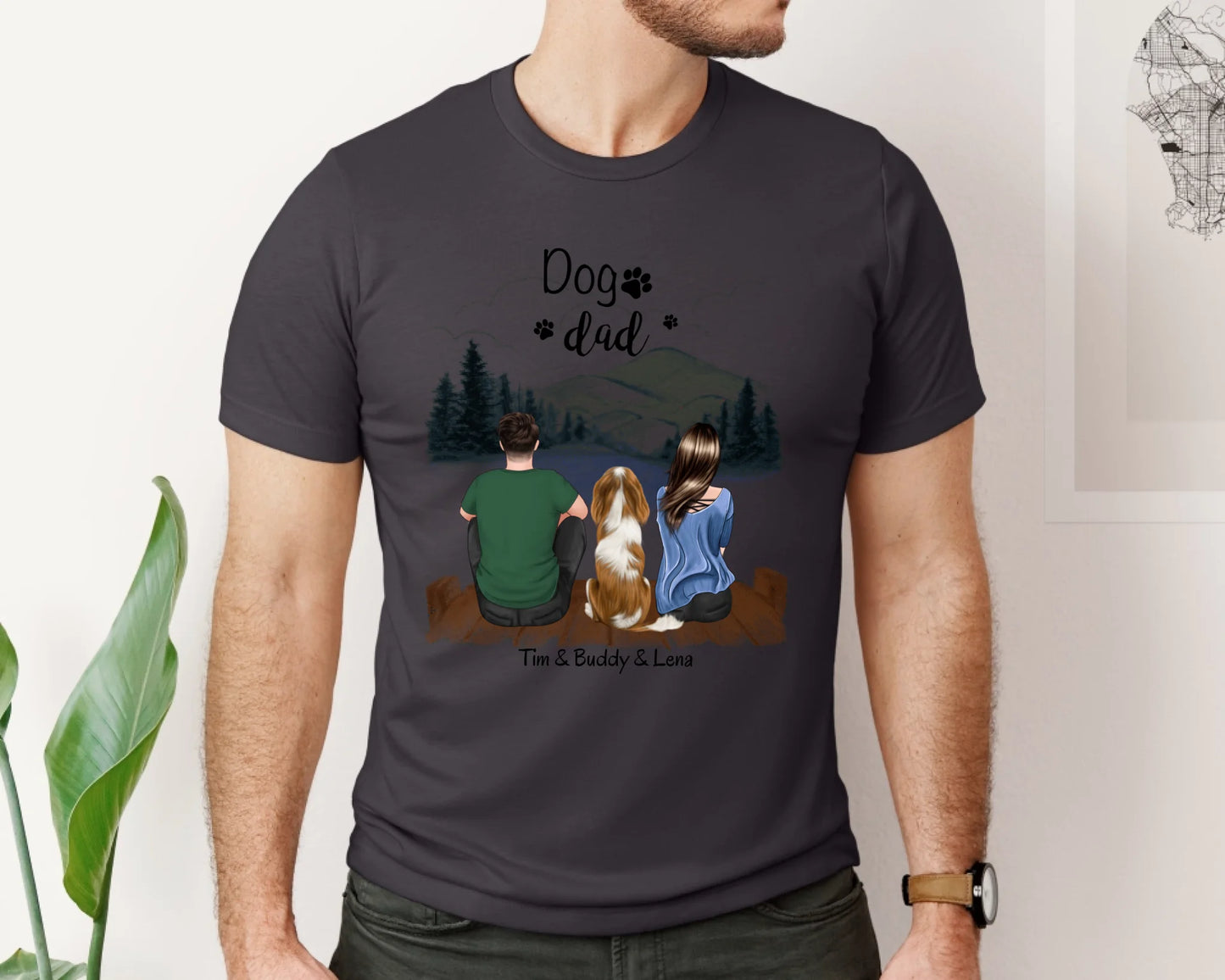 Herrchen & Frauchen mit 1-2 Haustieren T-Shirt