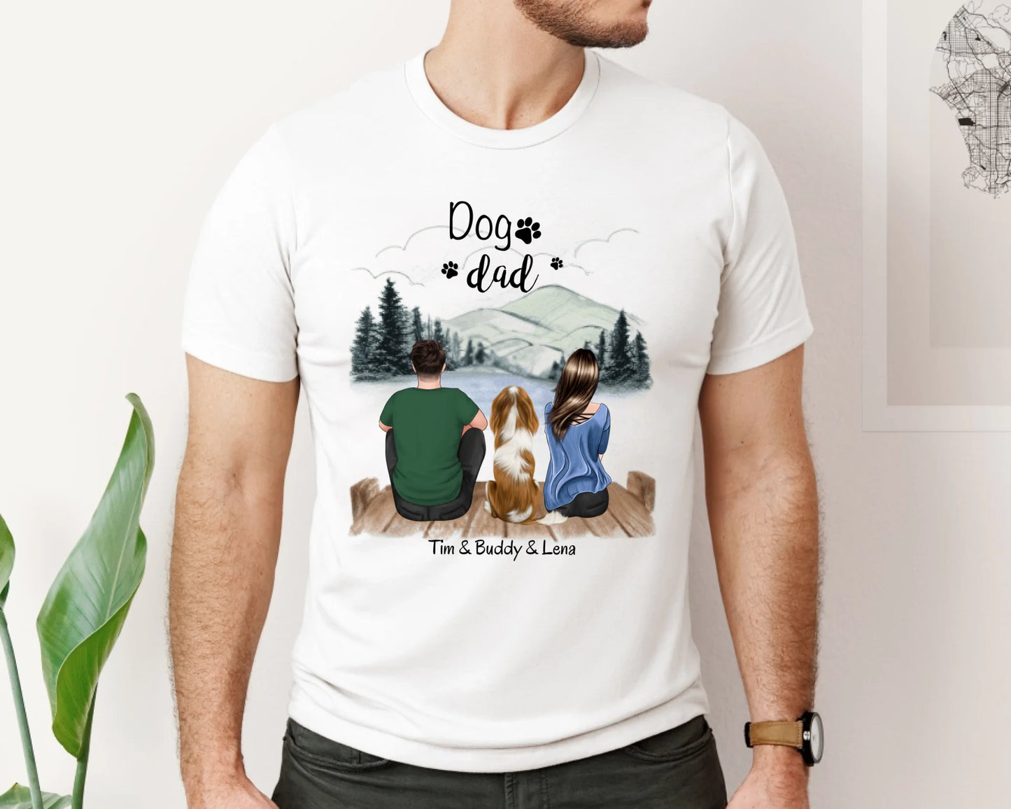 Herrchen & Frauchen mit 1-2 Haustieren T-Shirt