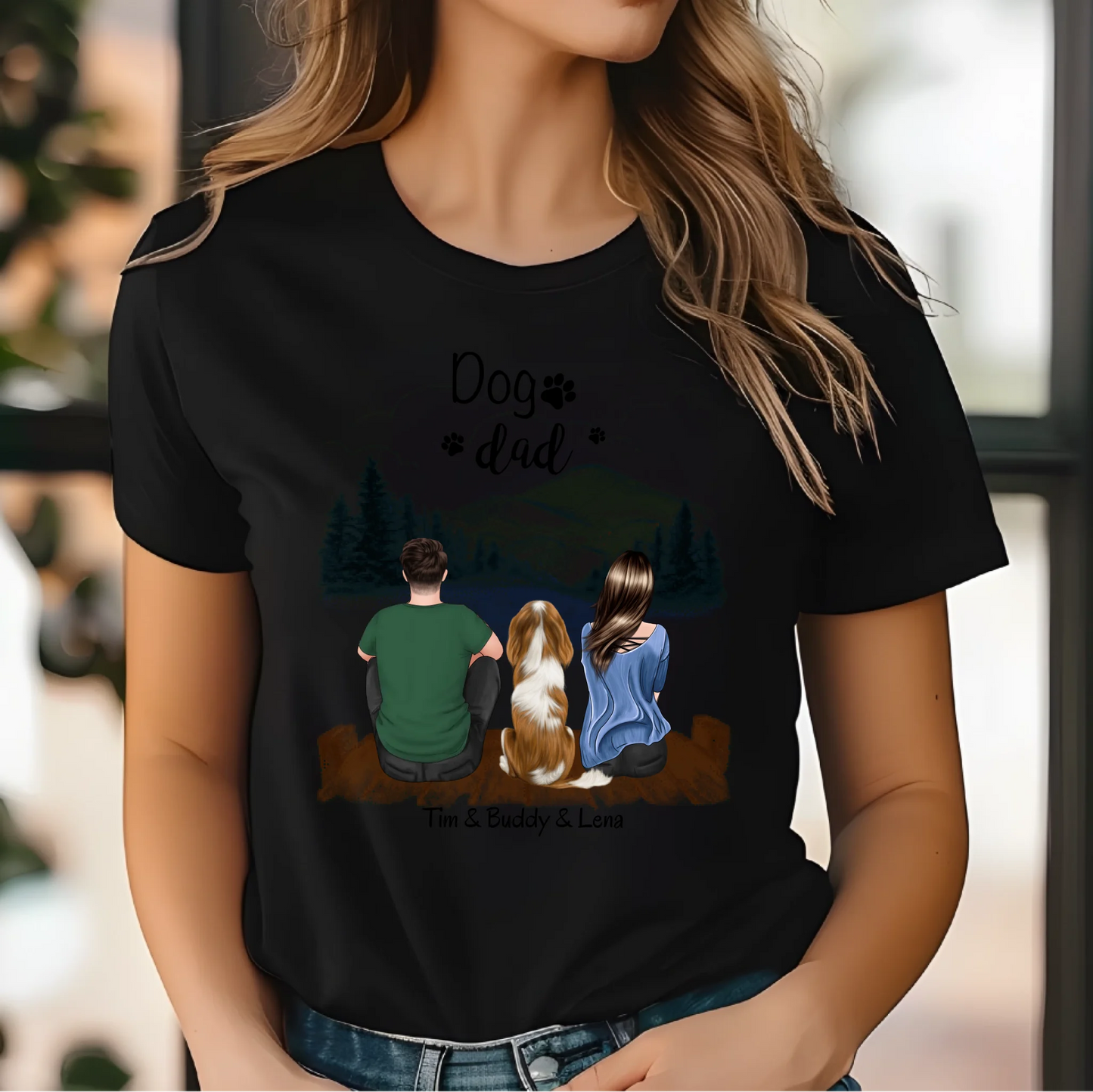 Herrchen & Frauchen mit 1-2 Haustieren T-Shirt