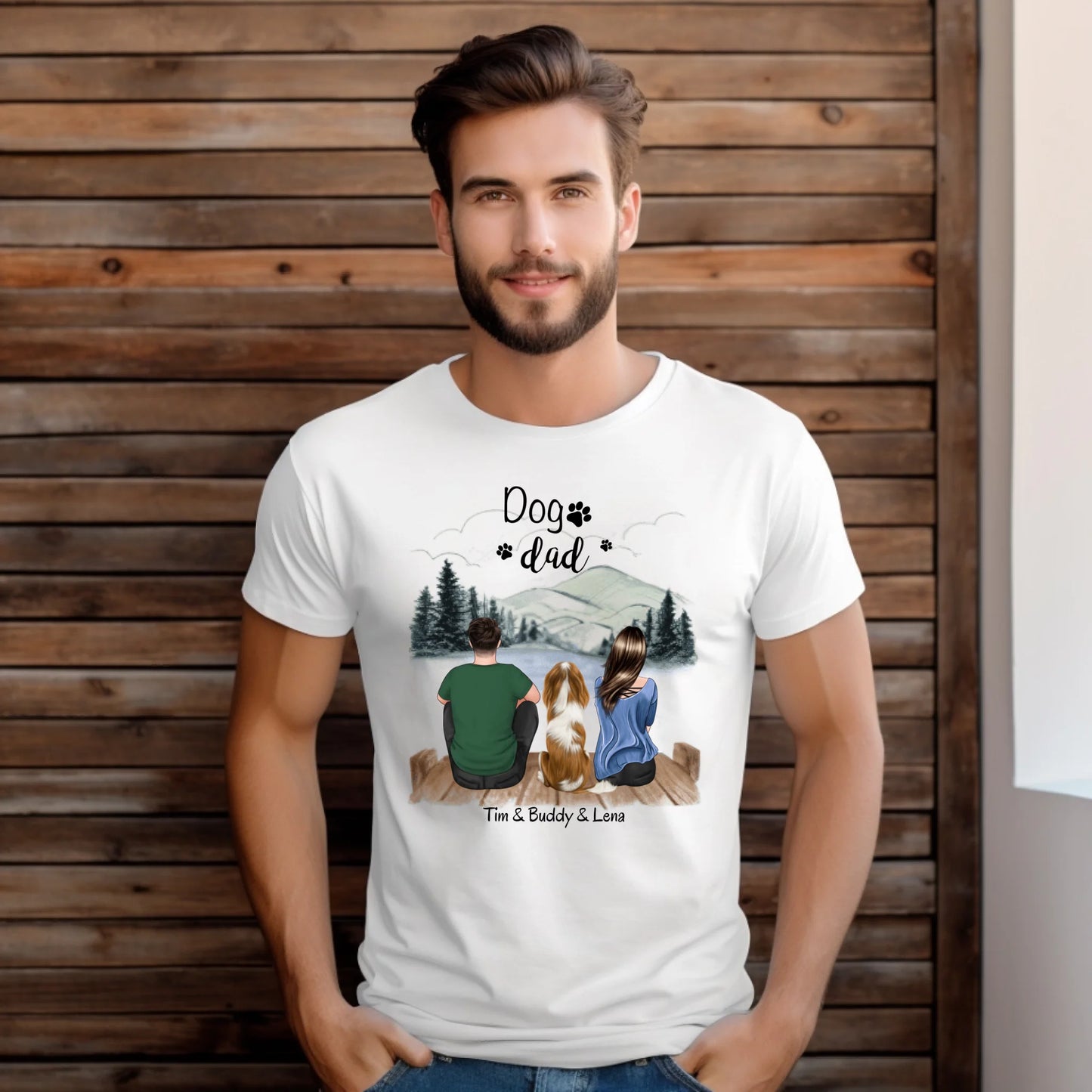 Herrchen & Frauchen mit 1-2 Haustieren T-Shirt