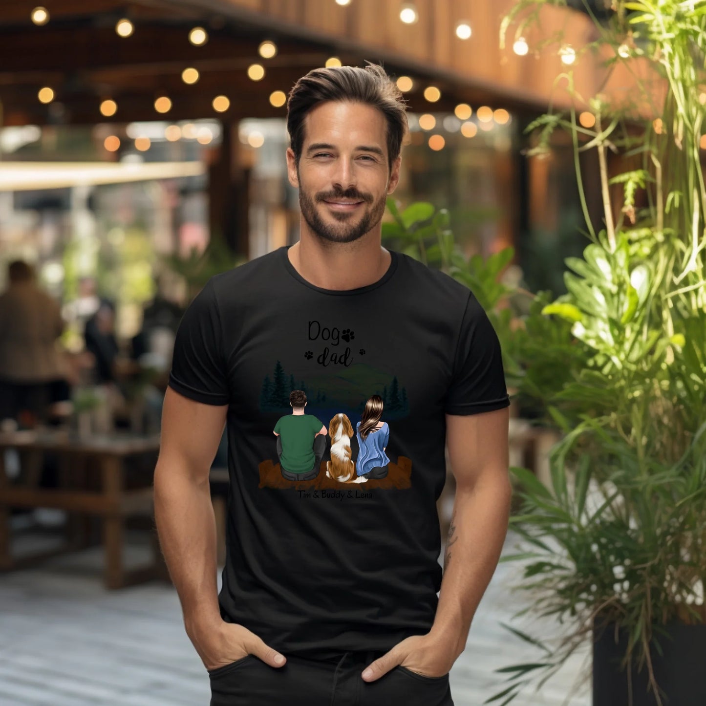 Herrchen & Frauchen mit 1-2 Haustieren T-Shirt