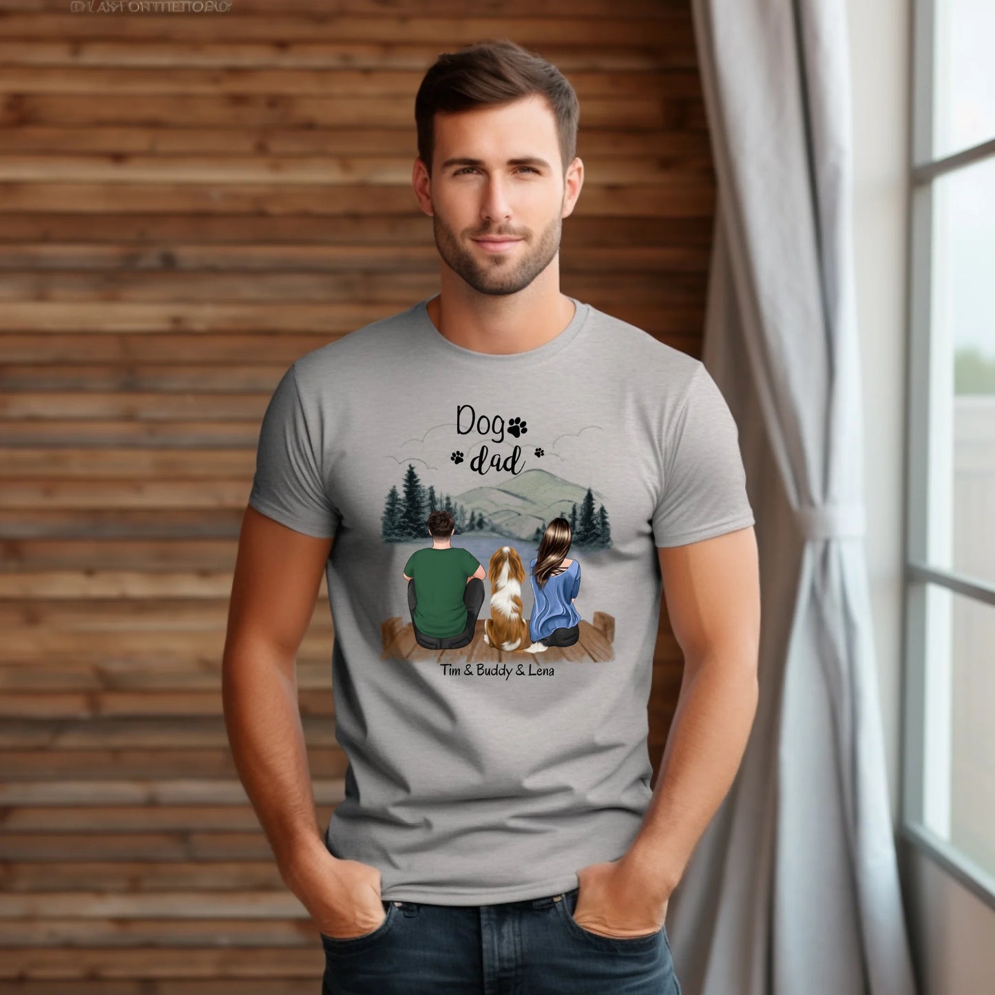 Herrchen & Frauchen mit 1-2 Haustieren T-Shirt