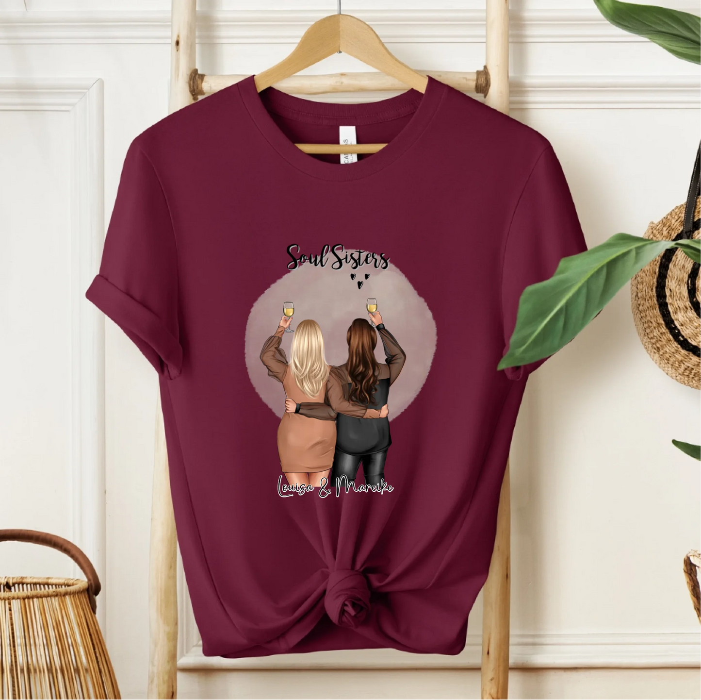 2-3 Plus size Freundinnen T-Shirt