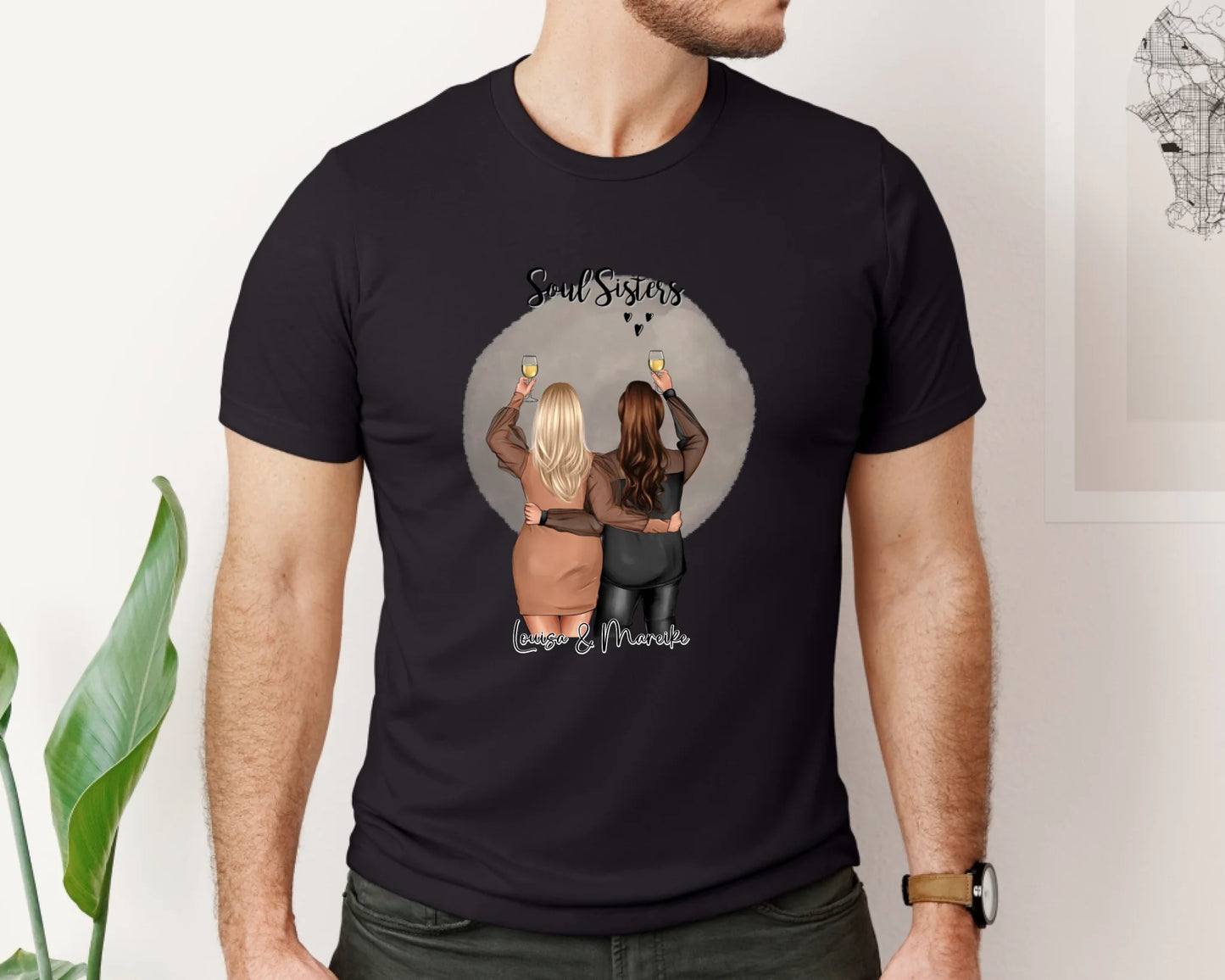2-3 Plus size Freundinnen T-Shirt