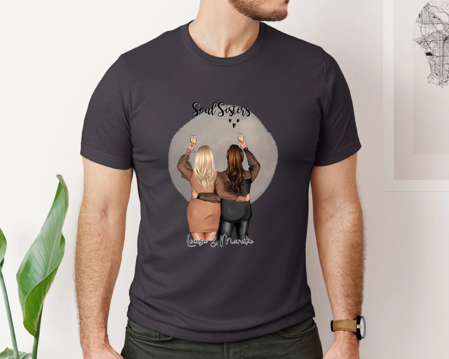 2-3 Plus size Freundinnen T-Shirt
