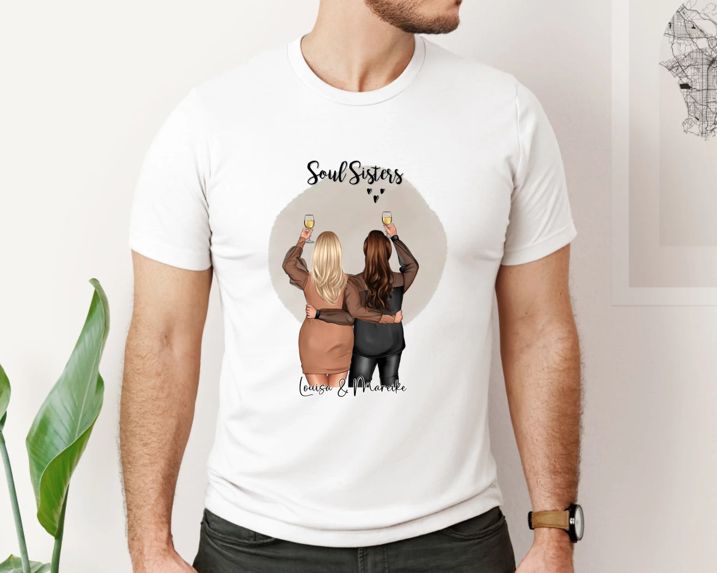 2-3 Plus size Freundinnen T-Shirt