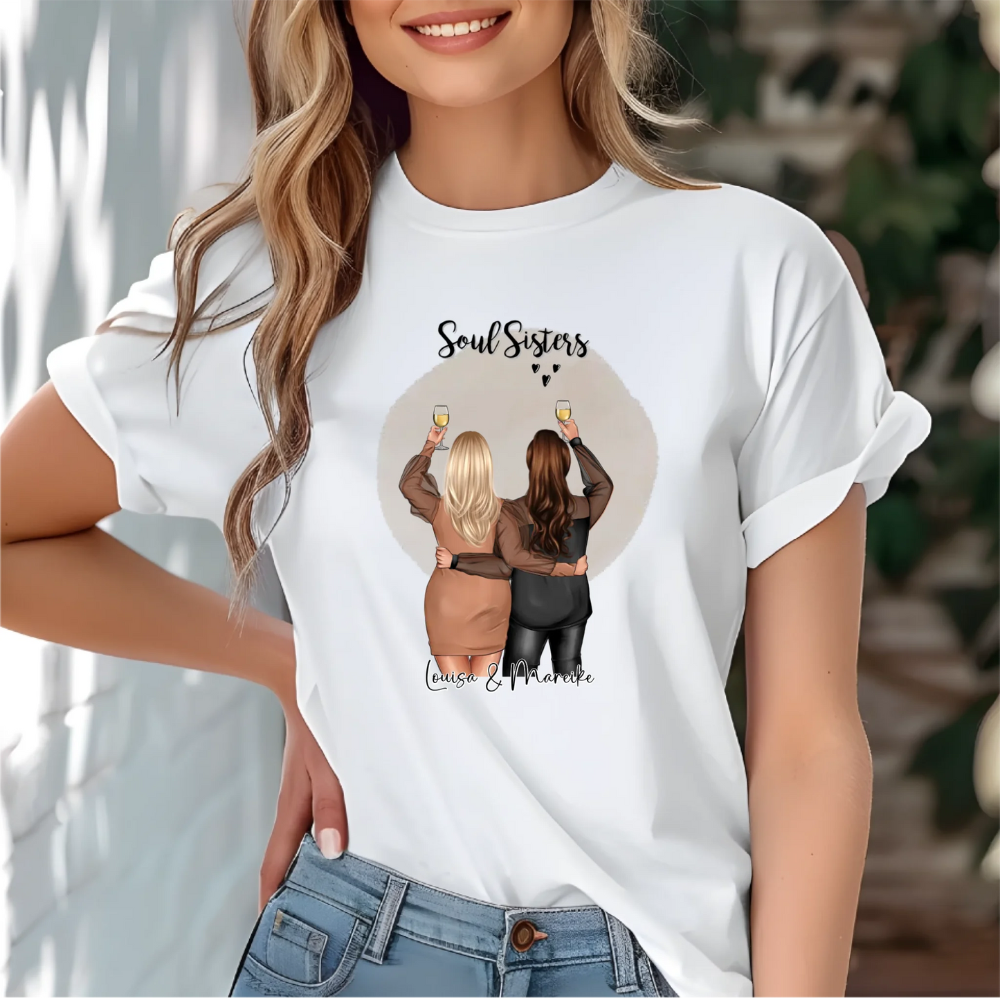 2-3 Plus size Freundinnen T-Shirt